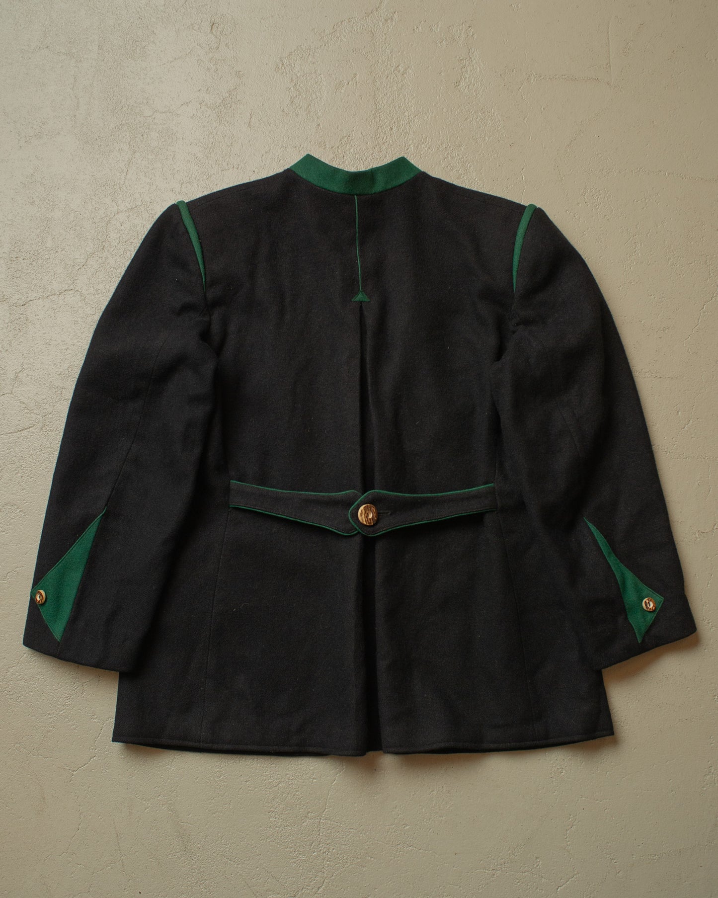 1940s German Wool Janker black - S