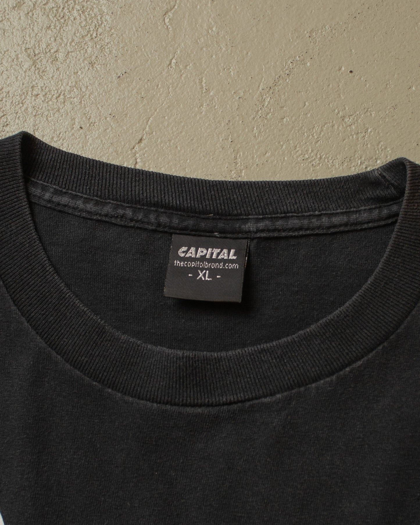 1990s/00s Capital "Crack Baby" T-shirt black - XL/XXL