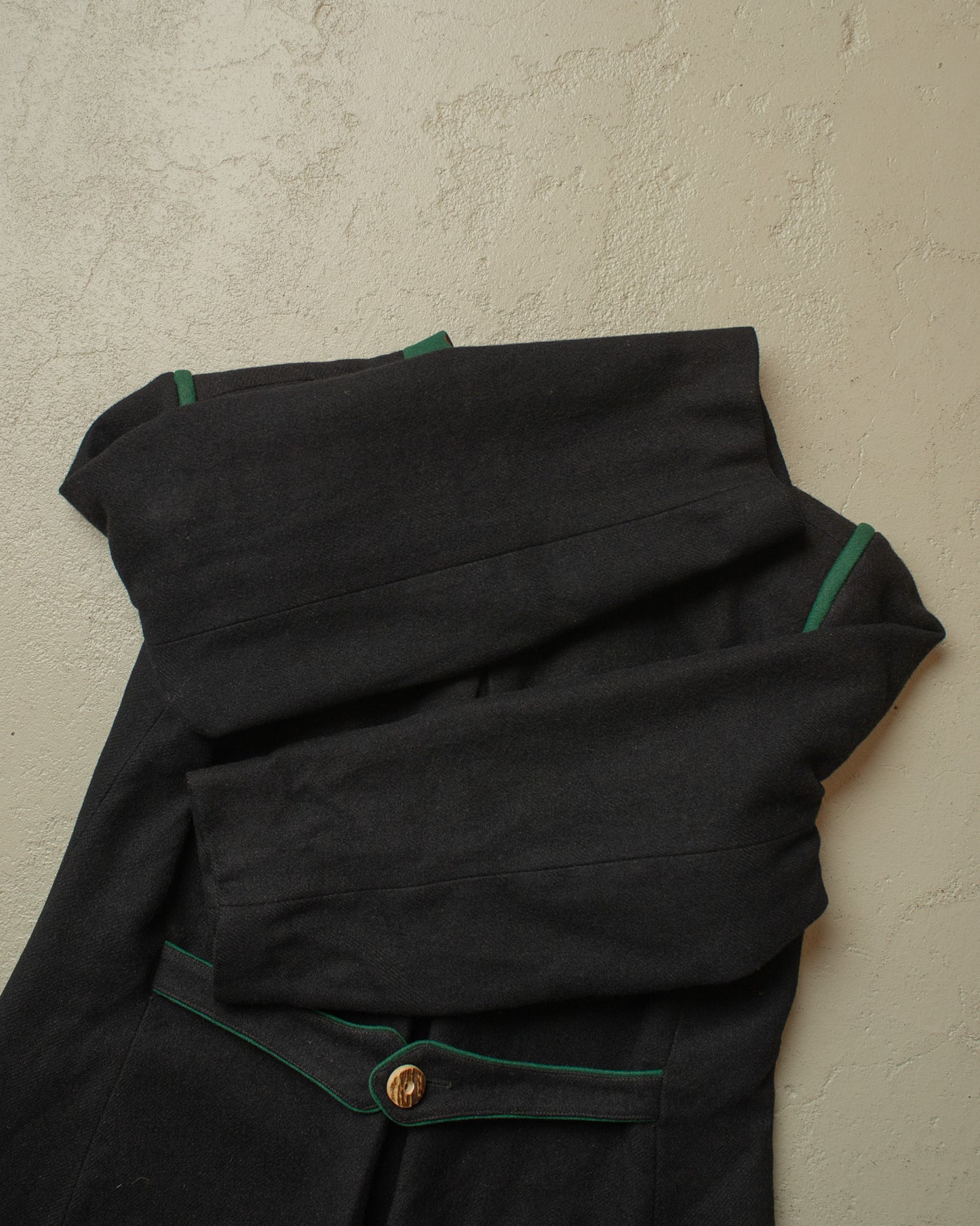 1940s German Wool Janker black - S
