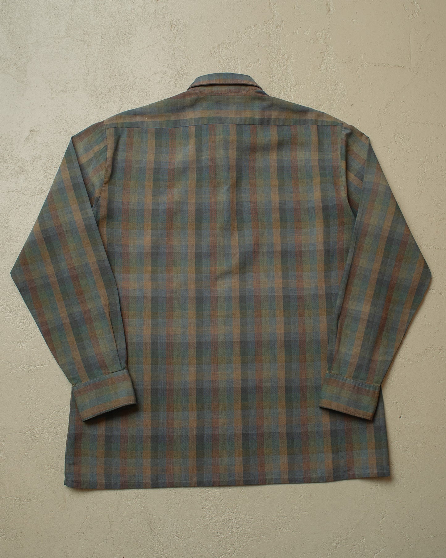 1970s/80s Faded checkered Shirt multi - L