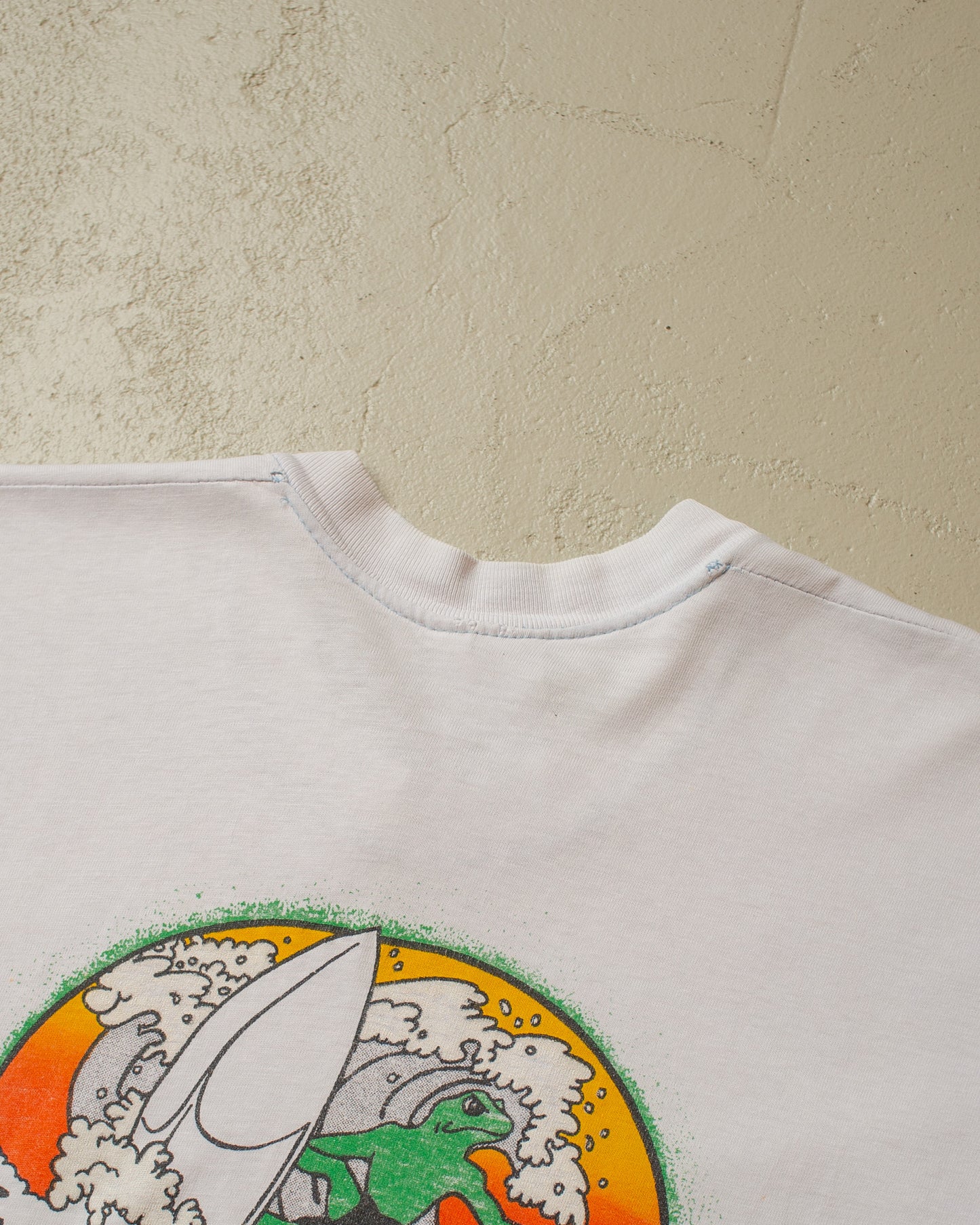 1990s Bull Frog Sunblock Promo T-shirt white - L