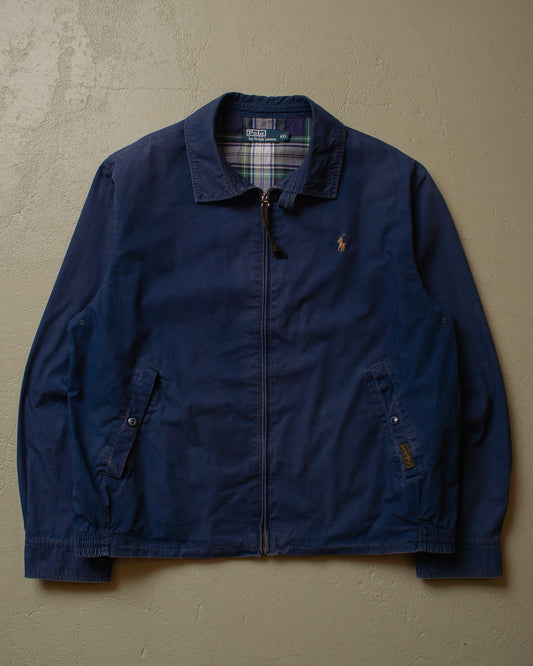 90s Sunfaded Polo Ralph Harrington Jacket navyblue - XXL