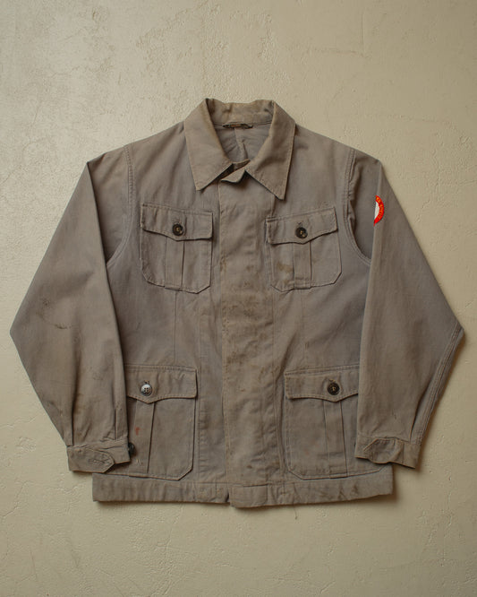 1950s/60s East German DRK Work Jacket grey - S