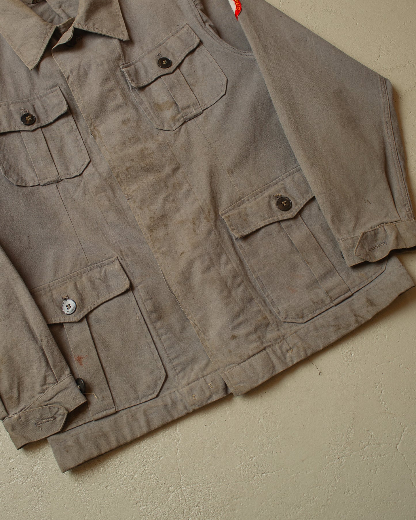 1950s/60s East German DRK Work Jacket grey - S