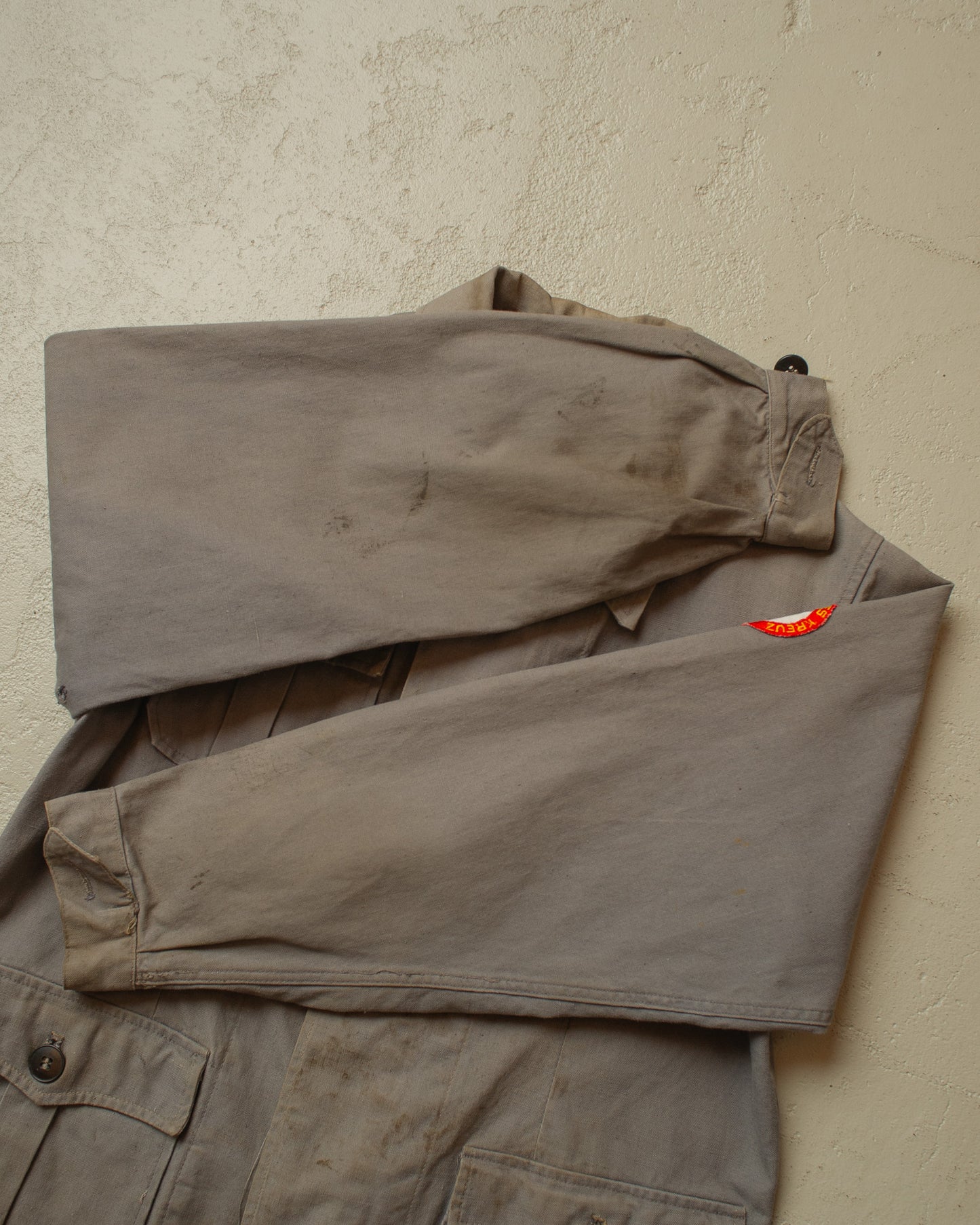 1950s/60s East German DRK Work Jacket grey - S
