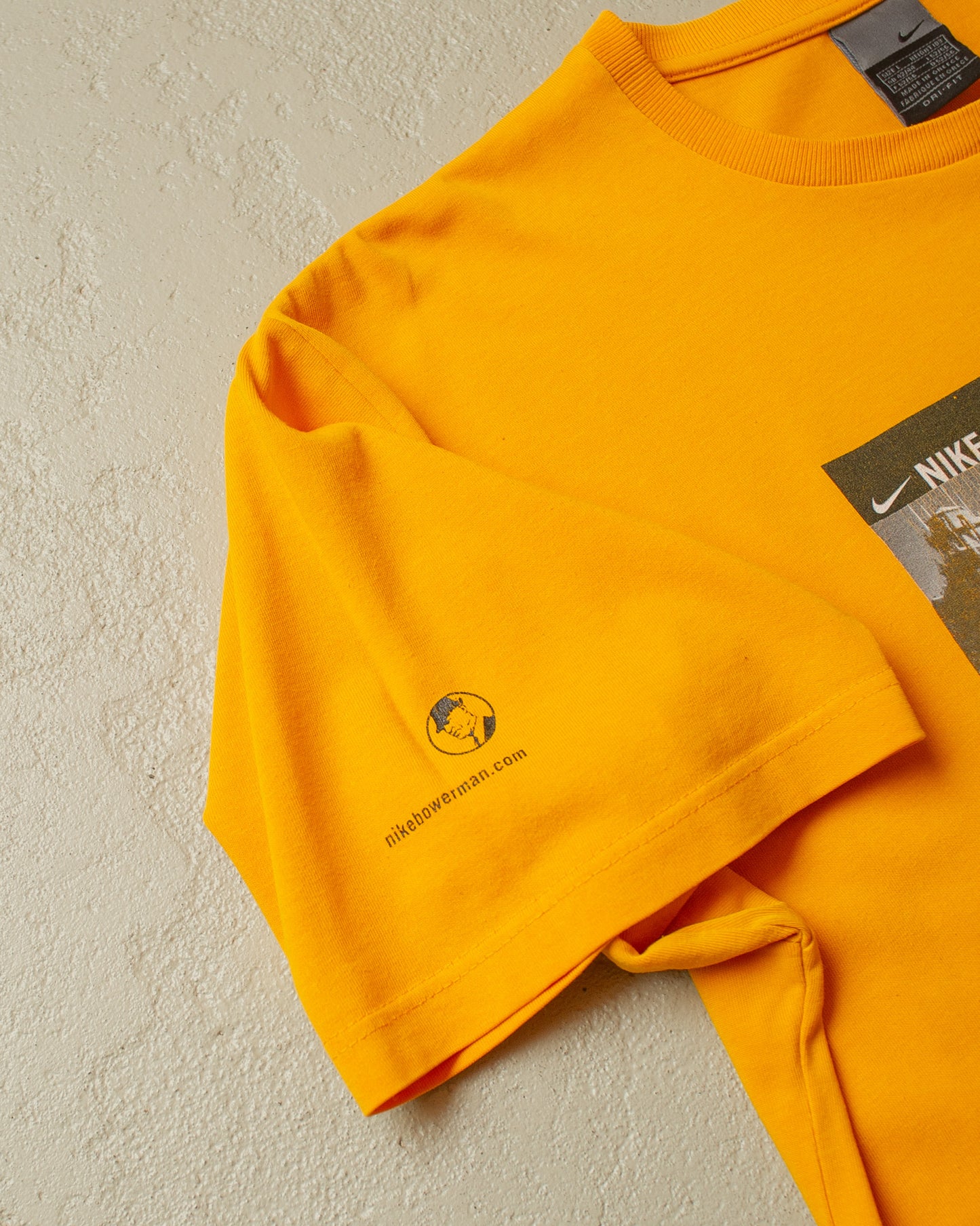 2003 Nike "Dam tot Damloop" Dutch Run T-shirt yellow - XL