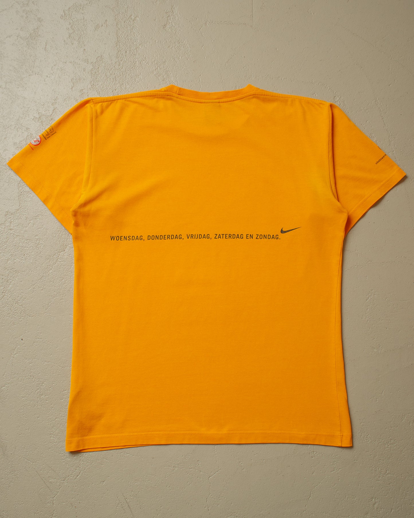 2003 Nike "Dam tot Damloop" Dutch Run T-shirt yellow - XL