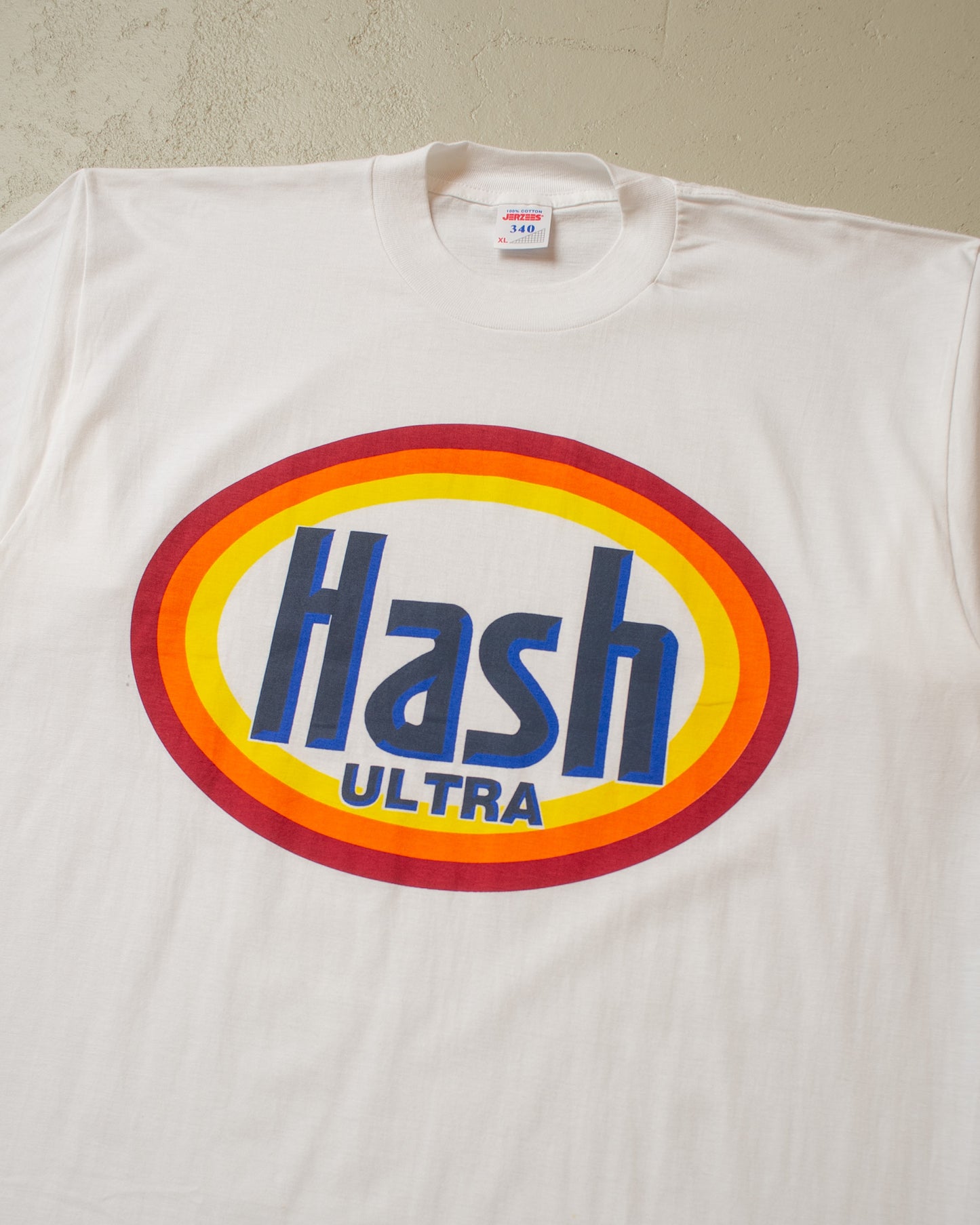 1990s unworn "Hash Ultra" T-shirt white - XL