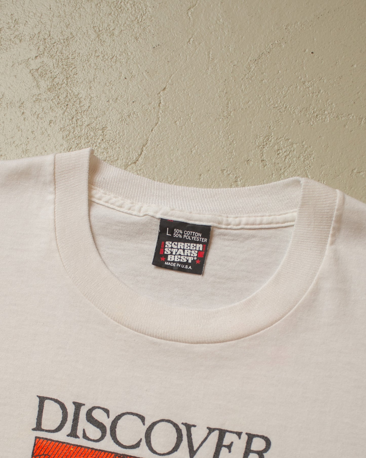 1995 Discover T-shirt white - M/L