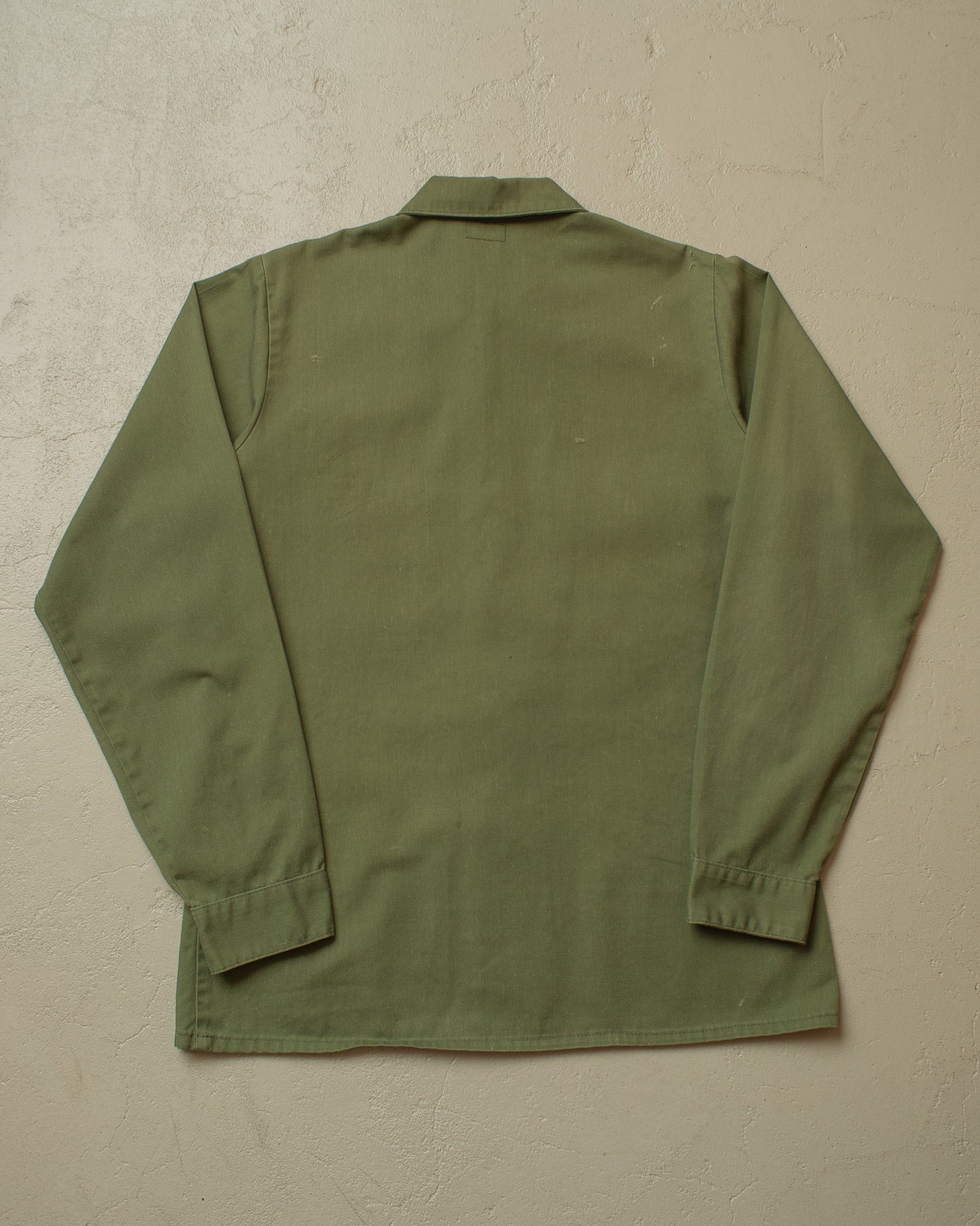 1970s/80s US Army OG-107 Shirt green - L/XL