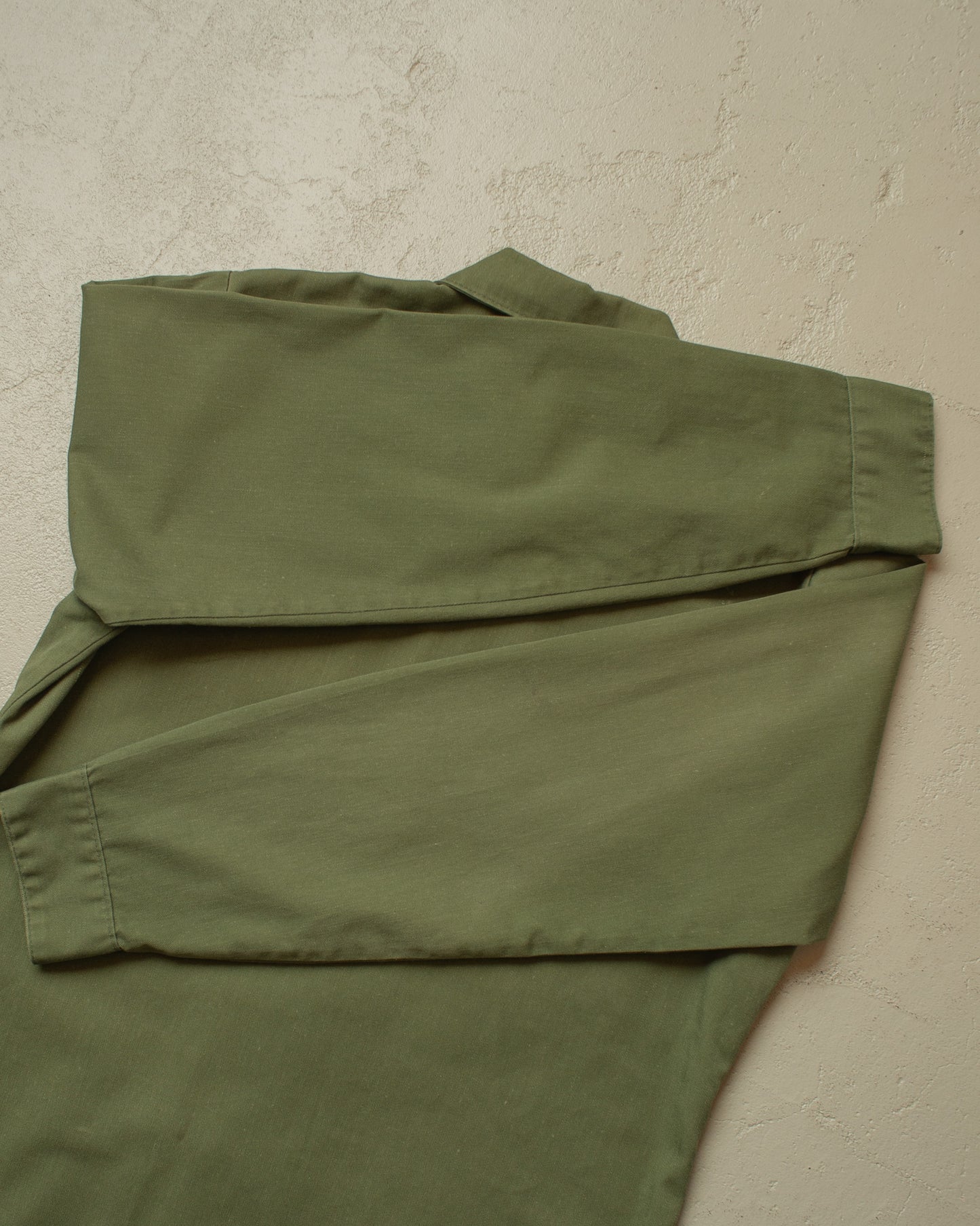 1970s/80s US Army OG-107 Shirt green - L/XL