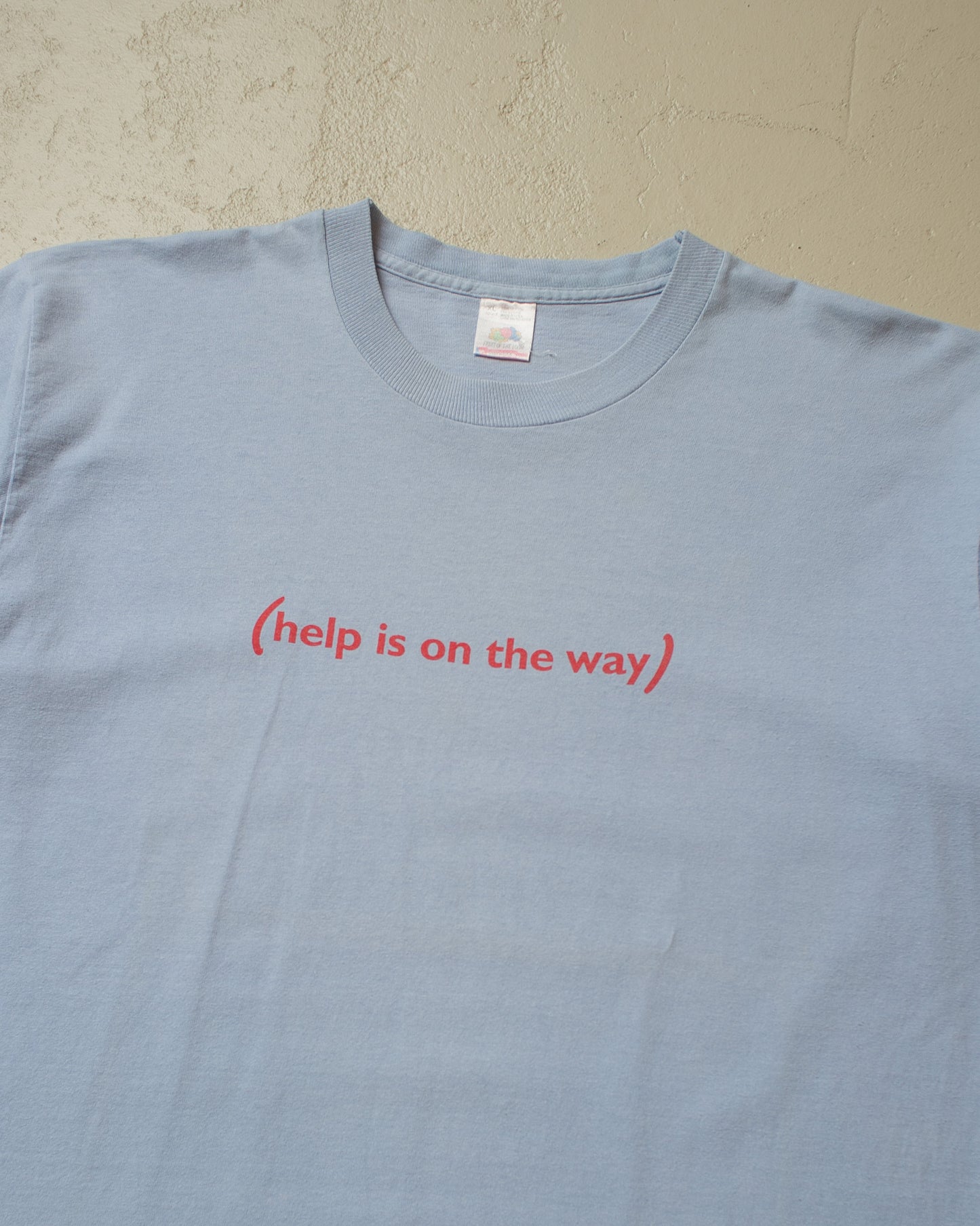1990s AT&T "Help is..." Promo T-shirt blue - XL