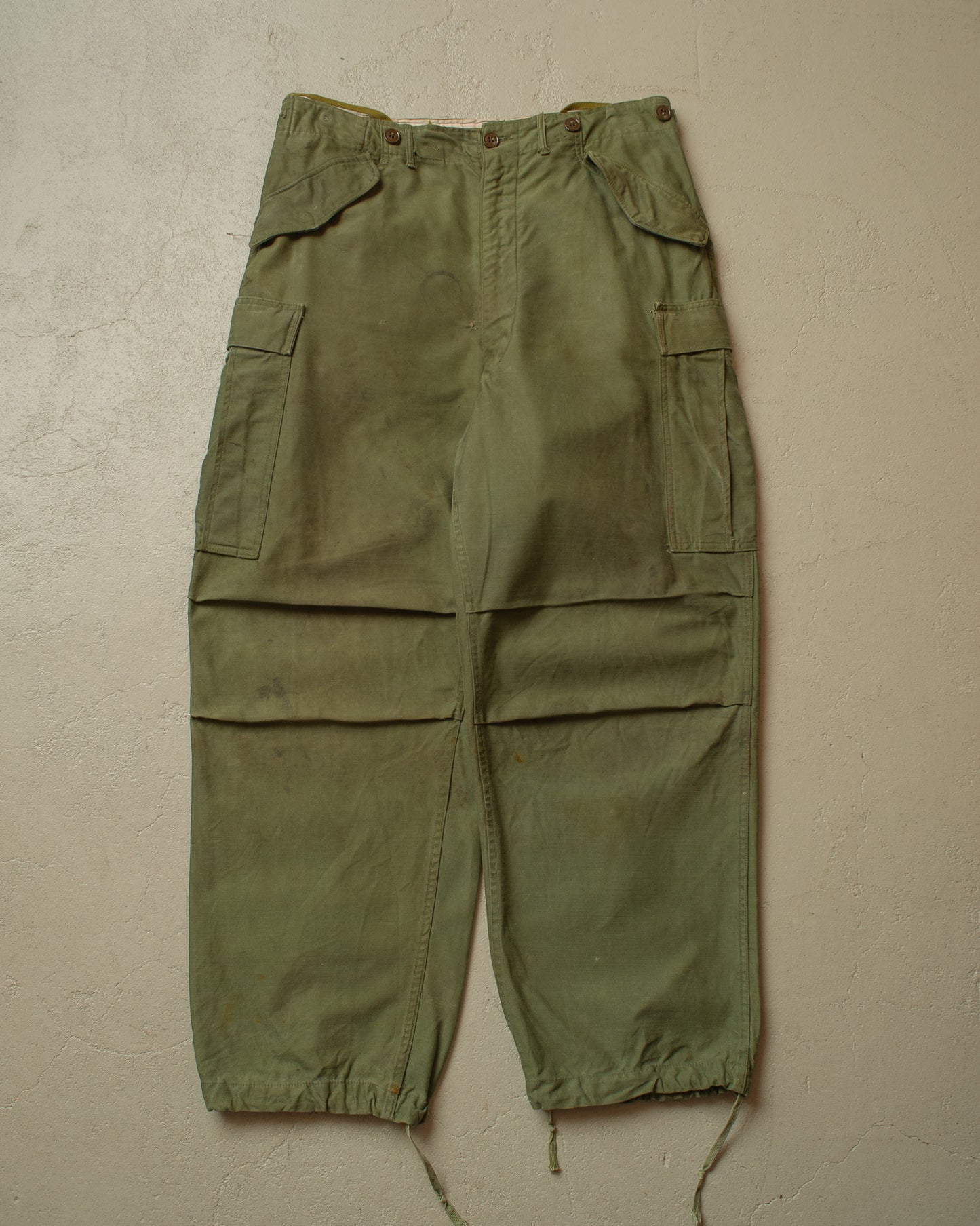 1950s US Army M51 Field Pants green - W34 L29,5