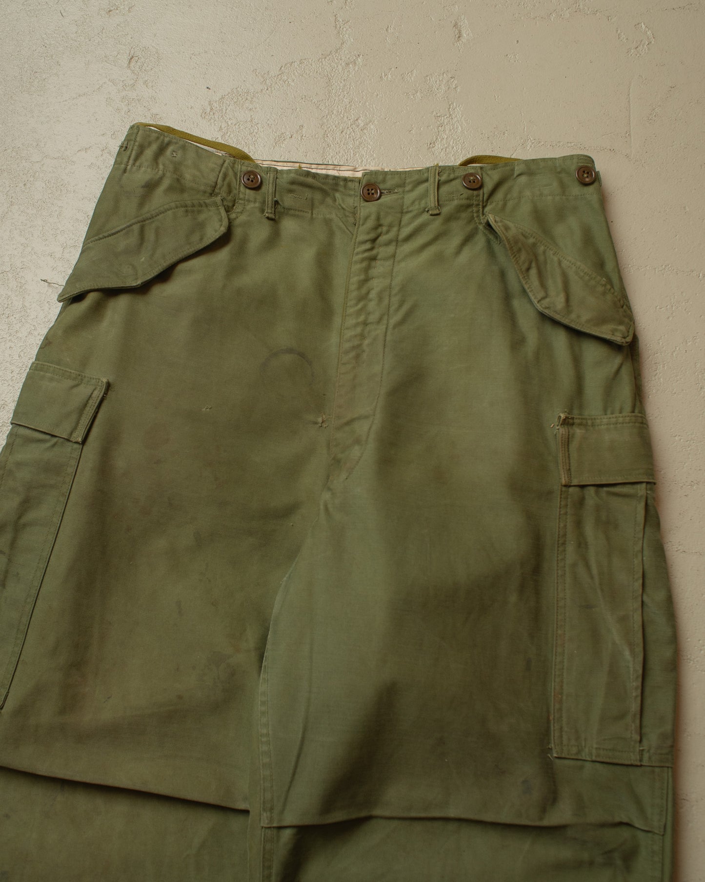 1950s US Army M51 Field Pants green - W34 L29,5