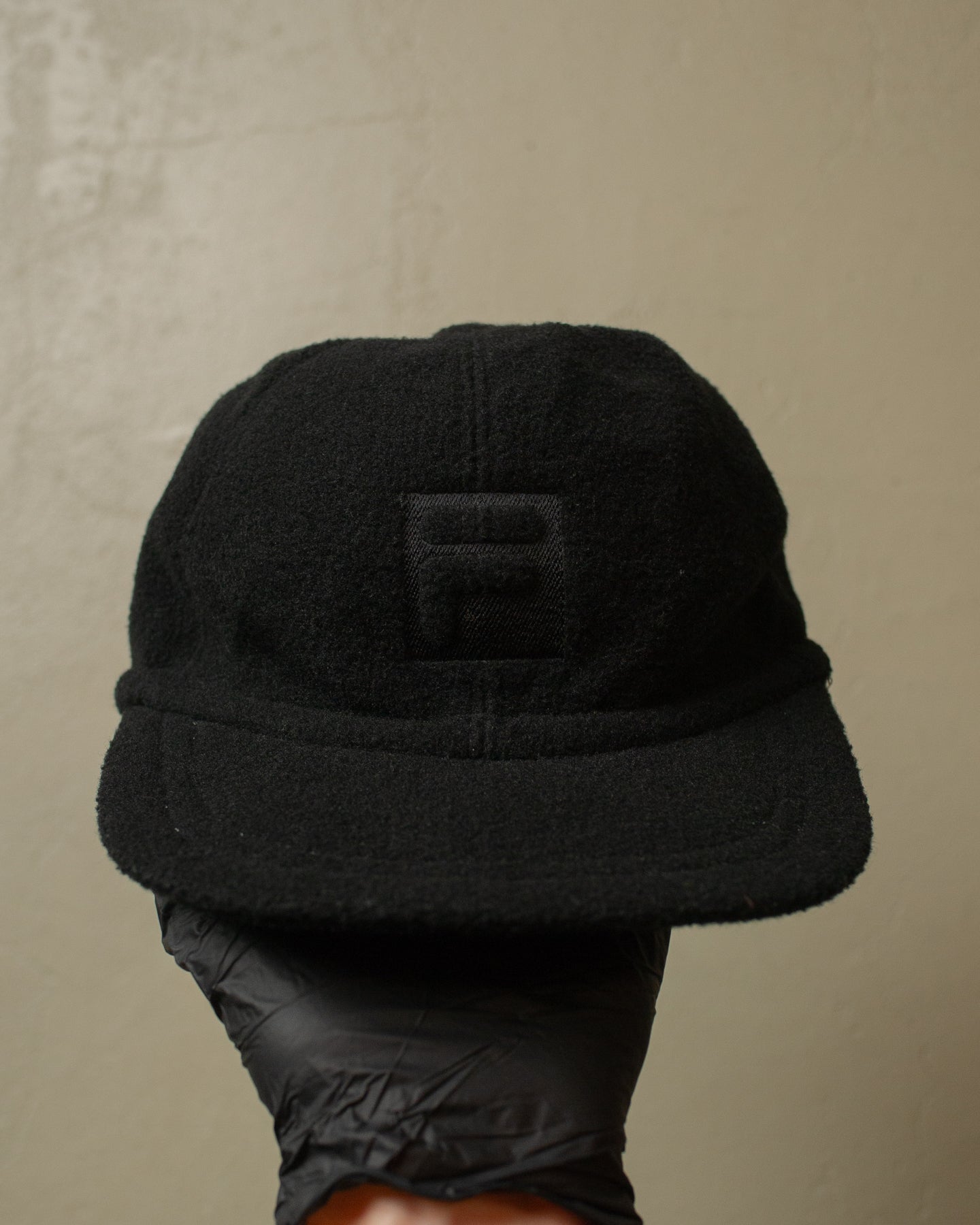 90s Fila Fleece Cap grey - L