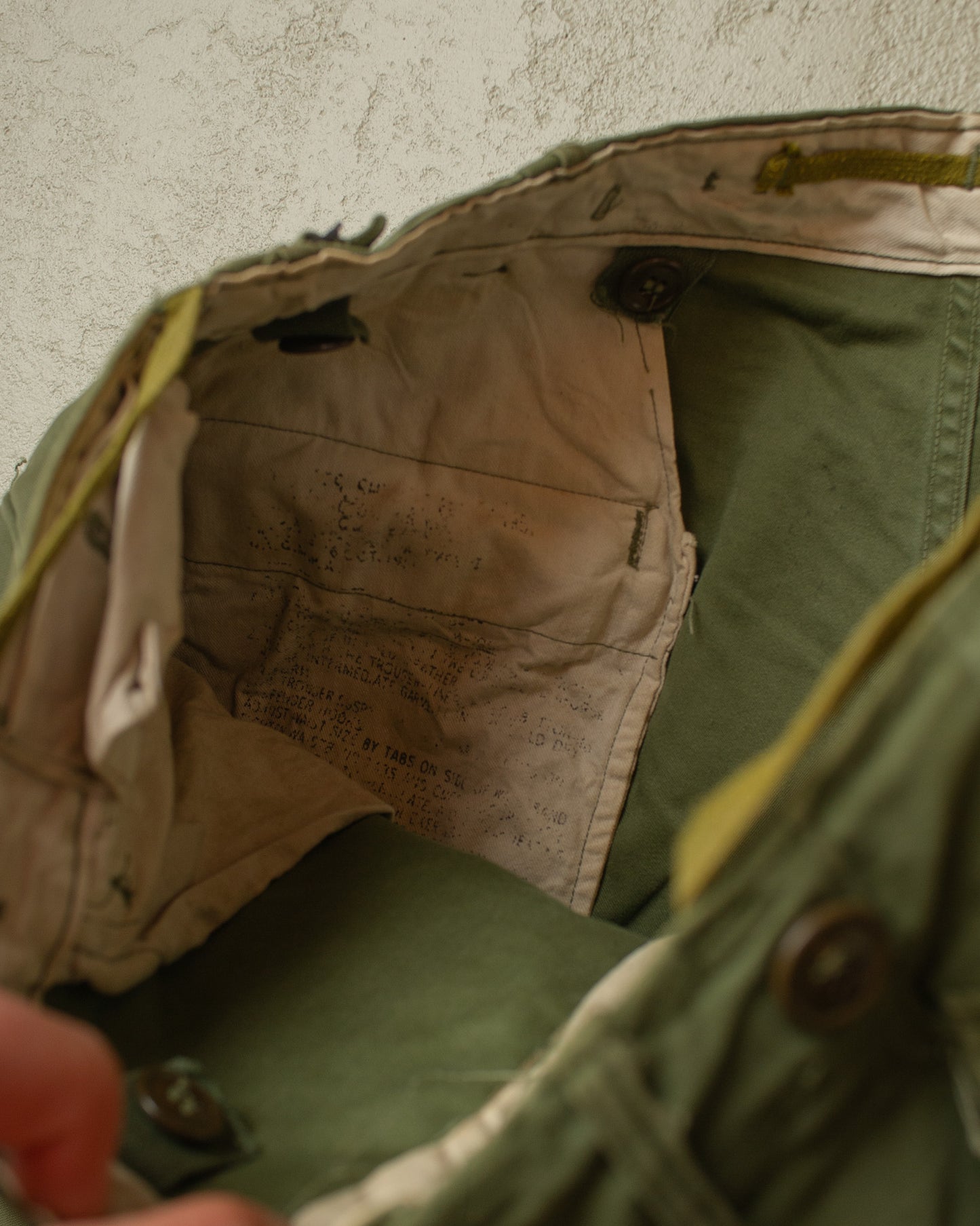 1950s US Army M51 Field Pants green - W34 L29,5