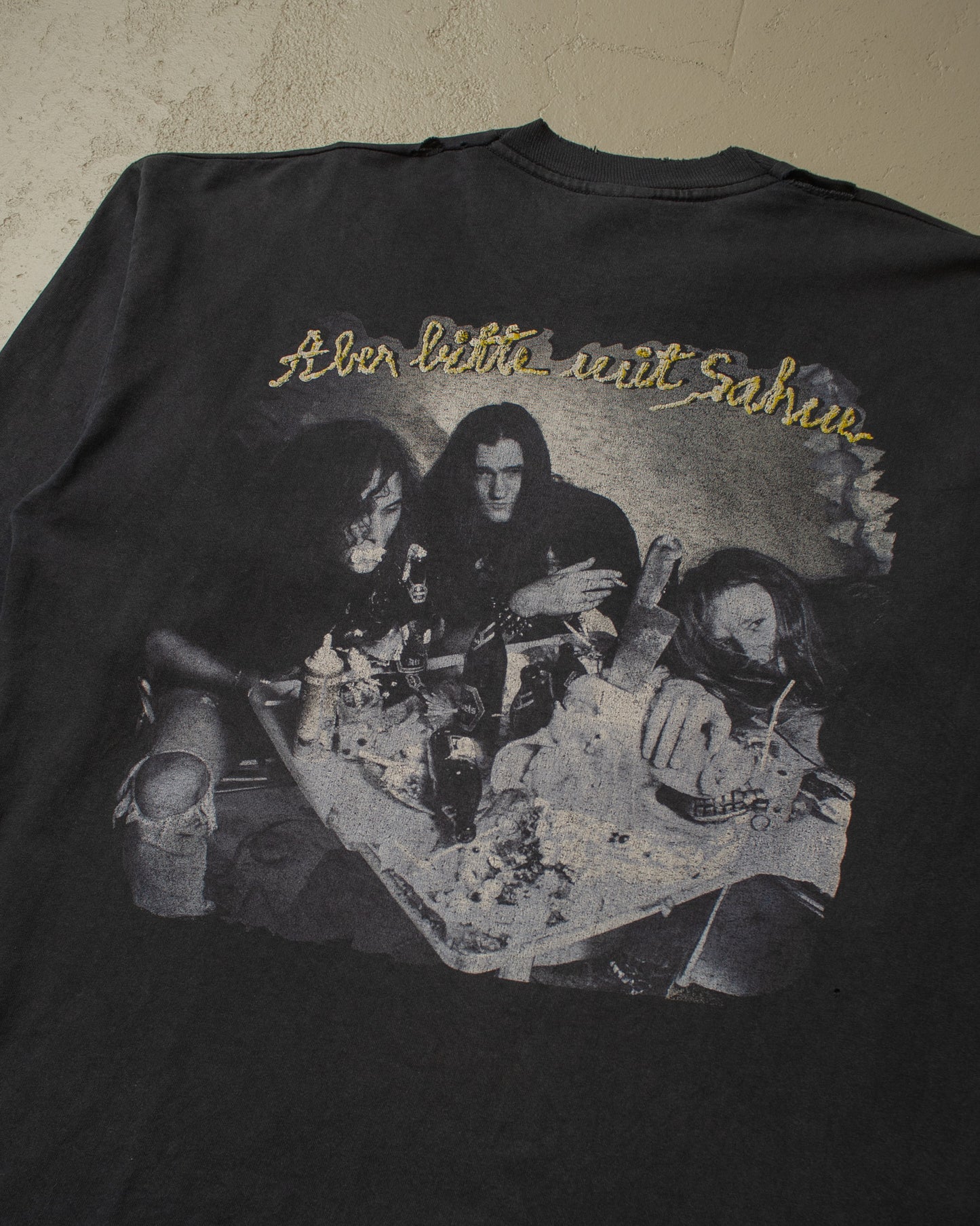 1994 distressed Sodom "Aber bitte mit Sahne" Tour Longsleeve black - XL