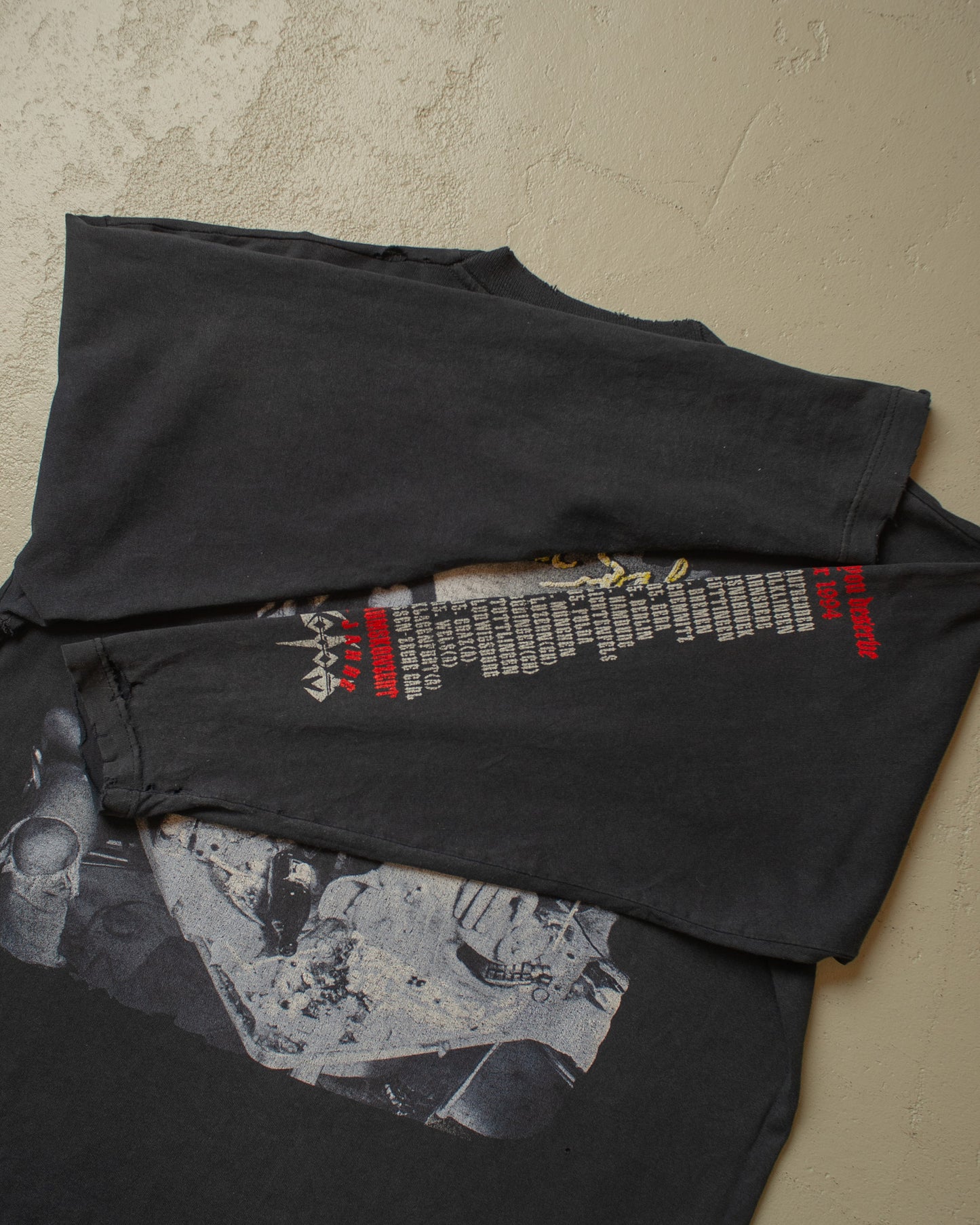 1994 distressed Sodom "Aber bitte mit Sahne" Tour Longsleeve black - XL