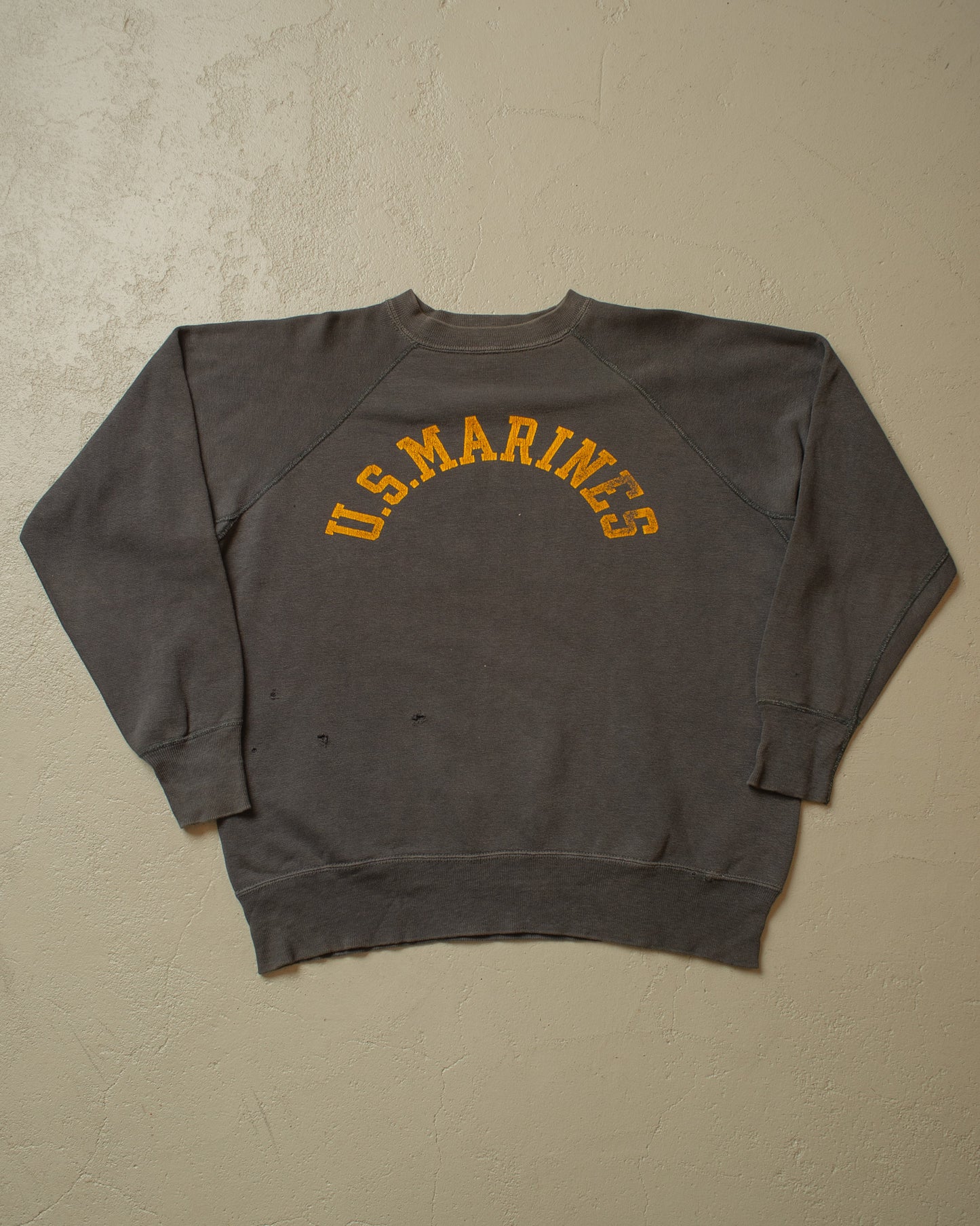 1960s Champion U.S. Marines Sweatshirt black - M/L