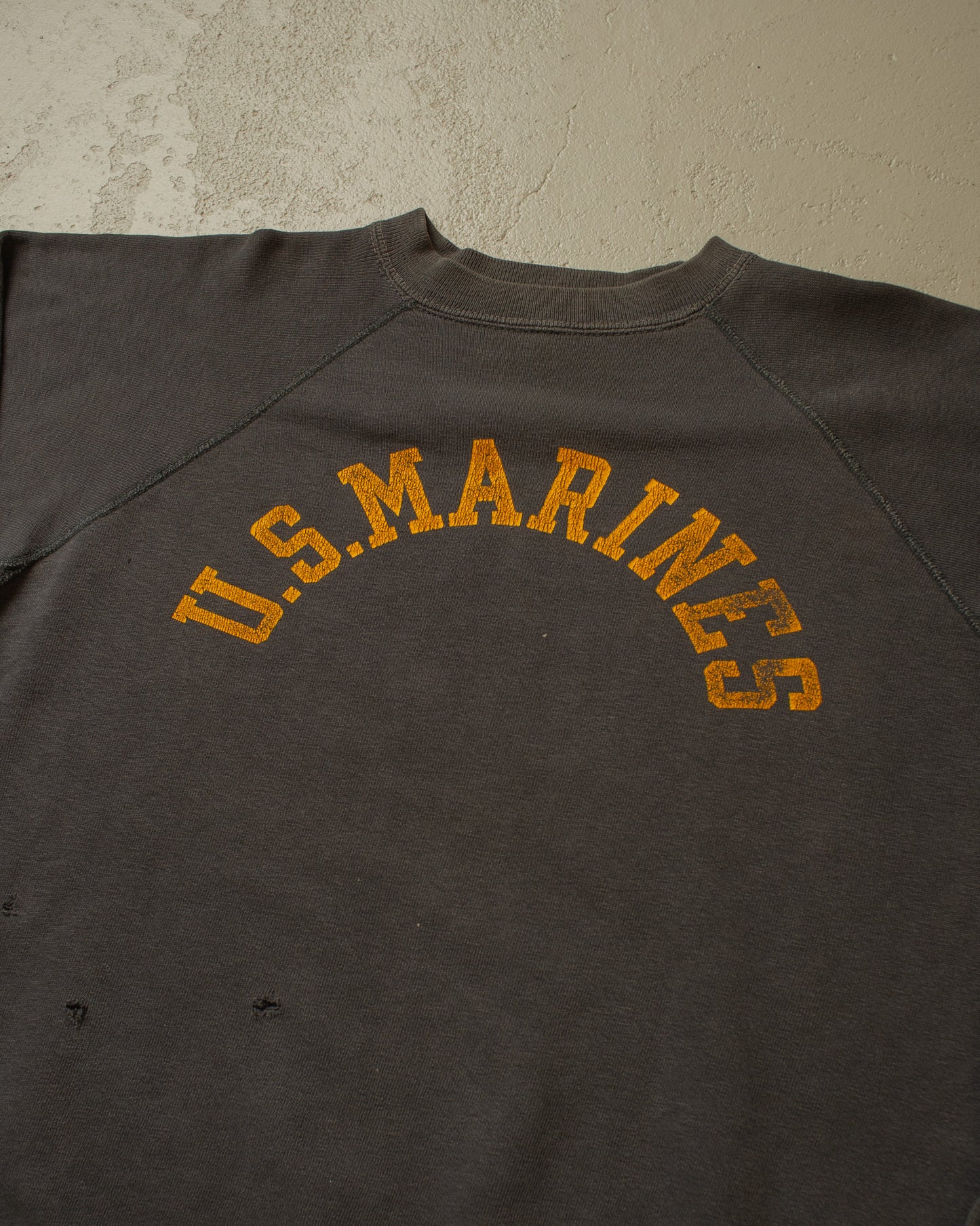 1960s Champion U.S. Marines Sweatshirt black - M/L