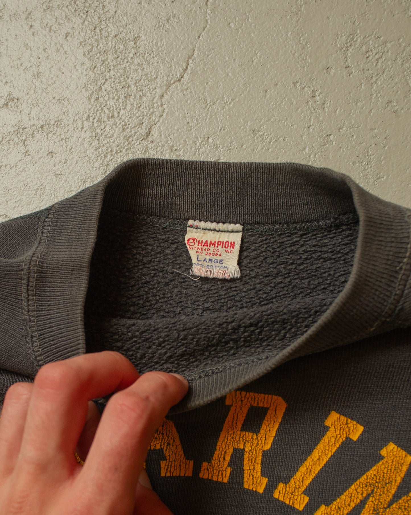 1960s Champion U.S. Marines Sweatshirt black - M/L