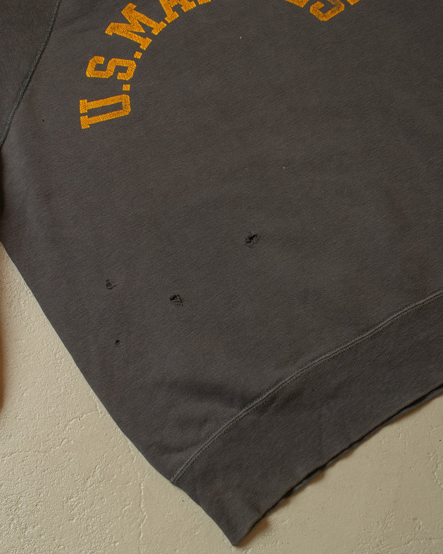 1960s Champion U.S. Marines Sweatshirt black - M/L