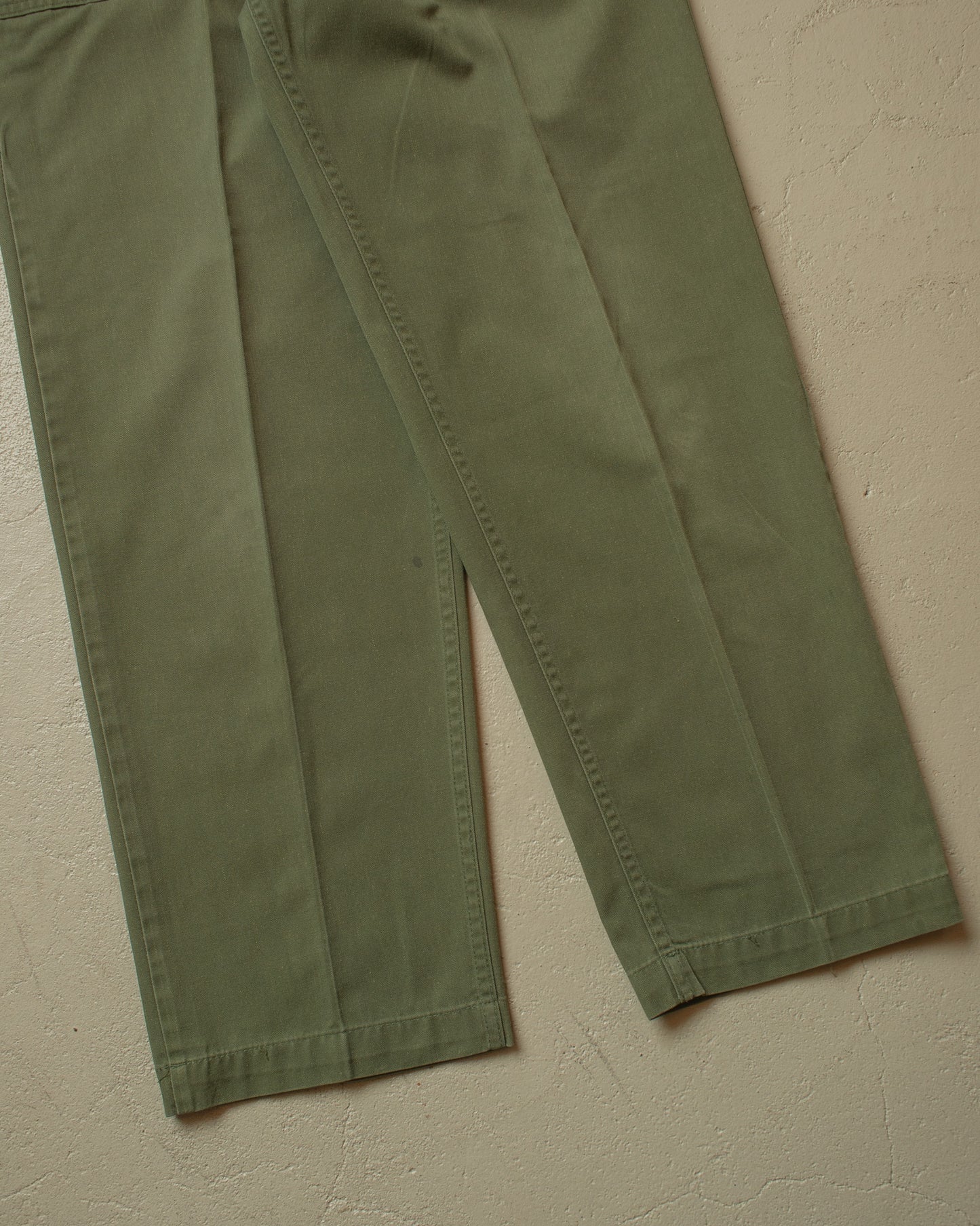 1977 US Army OG-107 Fatique Pants green - W30 L28