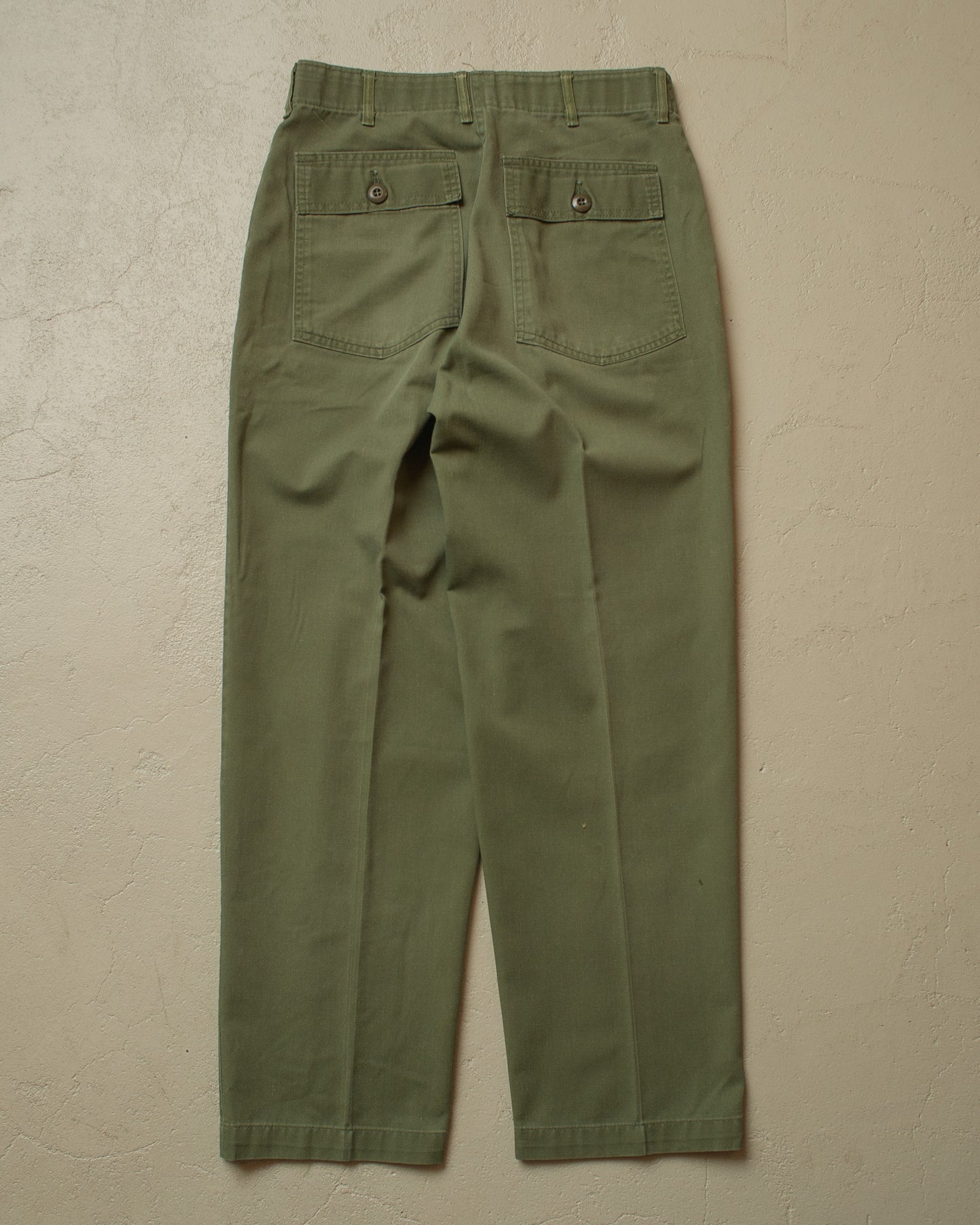 1977 US Army OG-107 Fatique Pants green - W30 L28