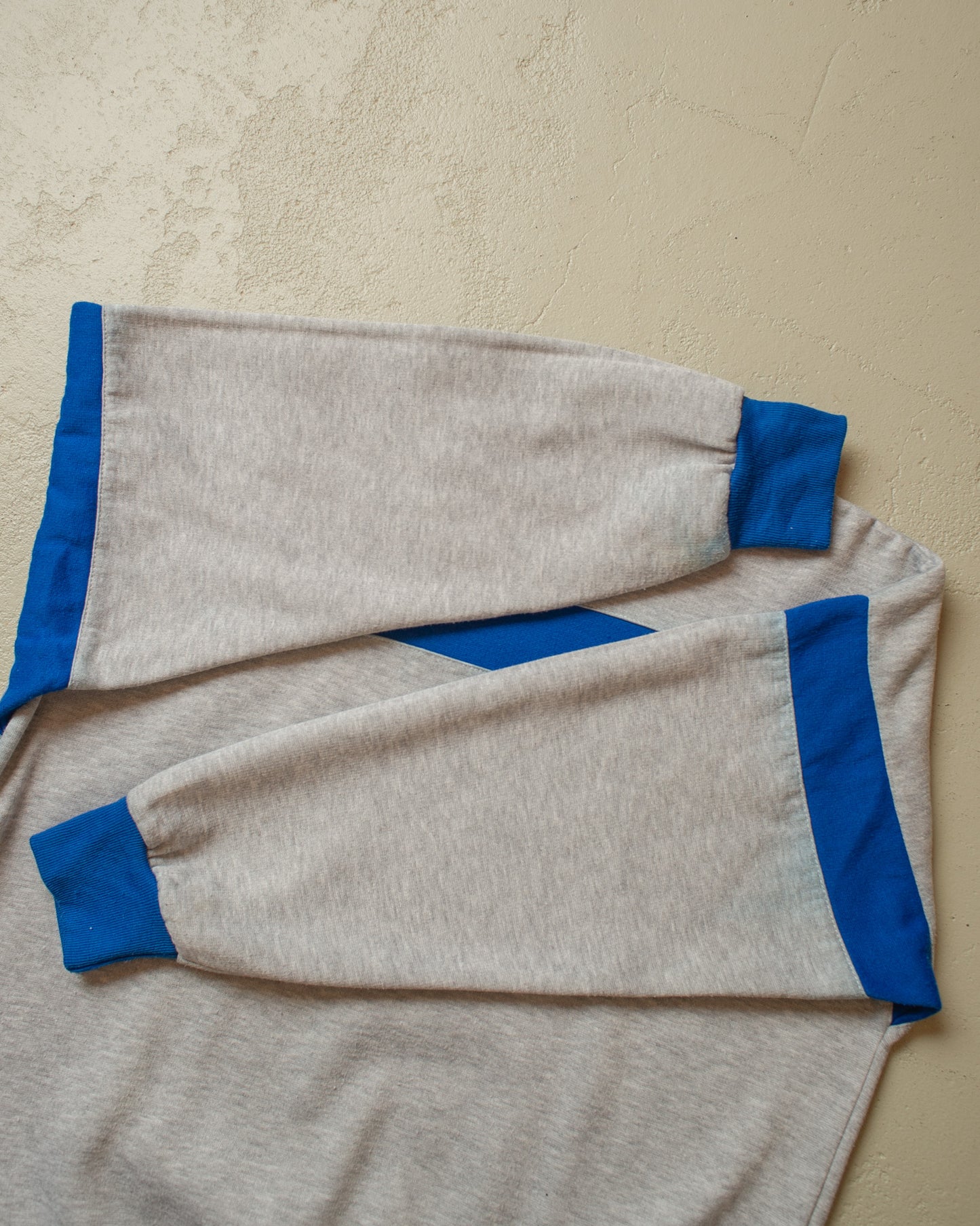 1980s Adidas Two Tone Sweatshirt grey - M/L