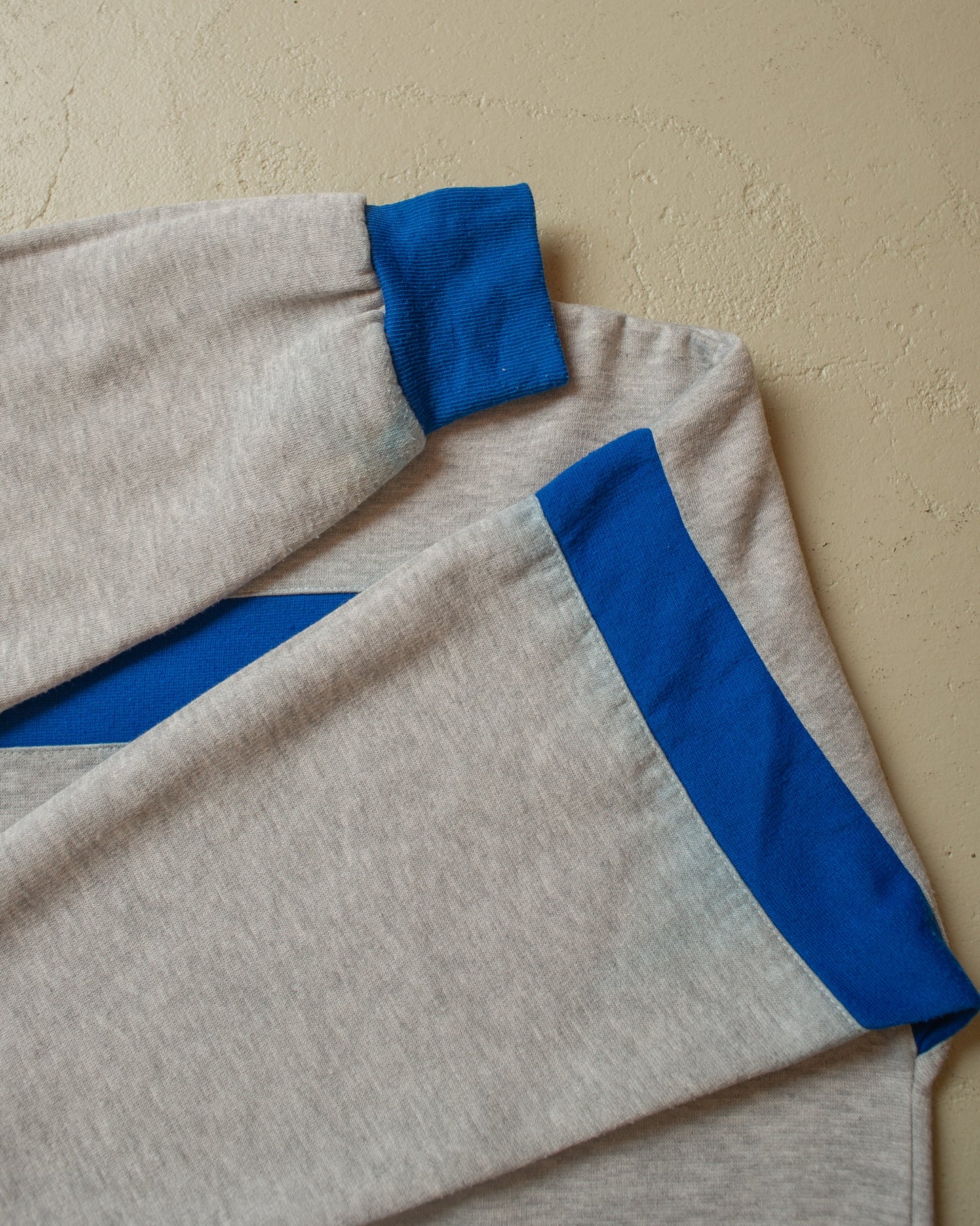 1980s Adidas Two Tone Sweatshirt grey - M/L