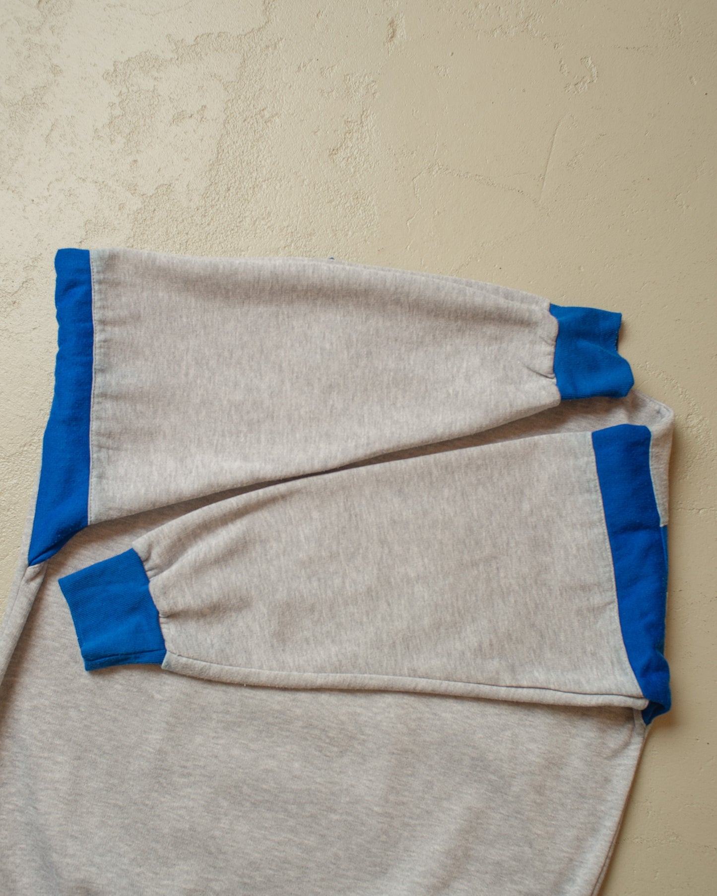 1980s Adidas Two Tone Sweatshirt grey - M/L