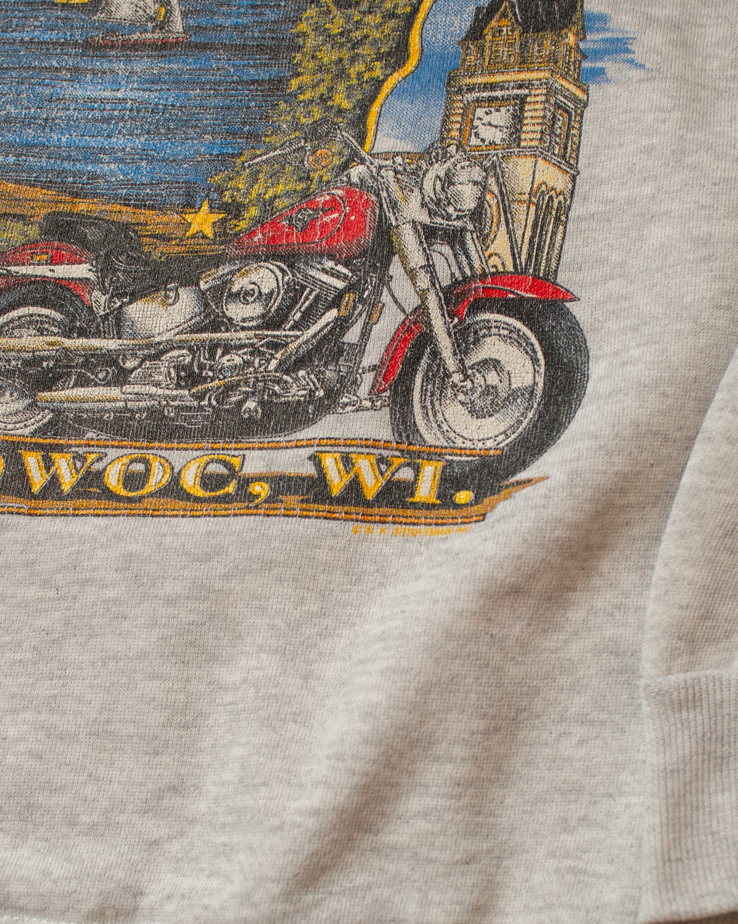 1990s Harley-Davidson Wisconsin Sweatshirt grey - M/L