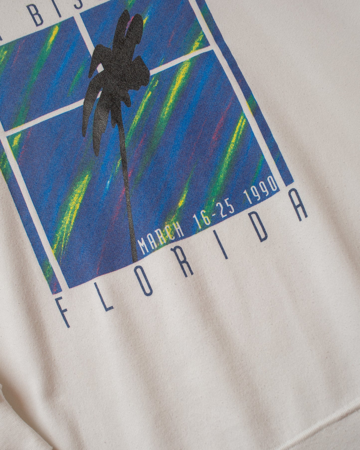 1990 Nike Tennis Tournament (Miami Open) Sweatshirt white - XL