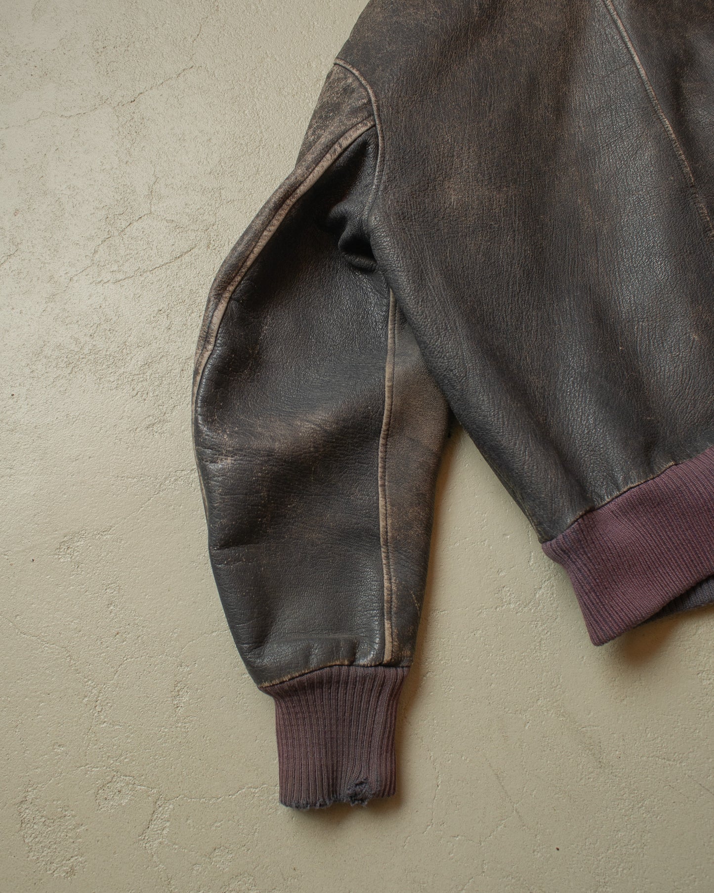 1967 Faded German Bundeswehr Flight Jacket grey/blue - M