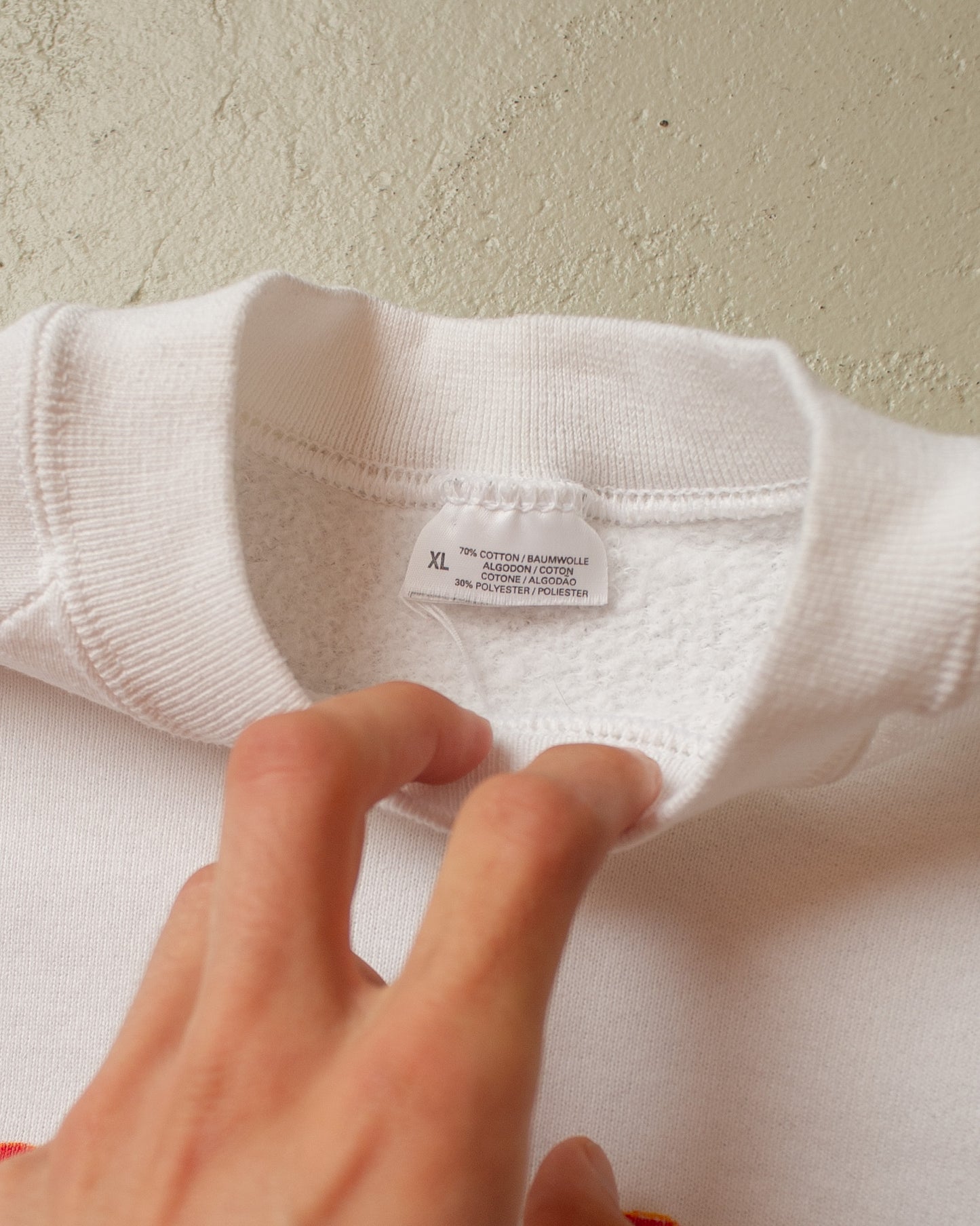 1990s God´s Gym Sweatshirt white - XL