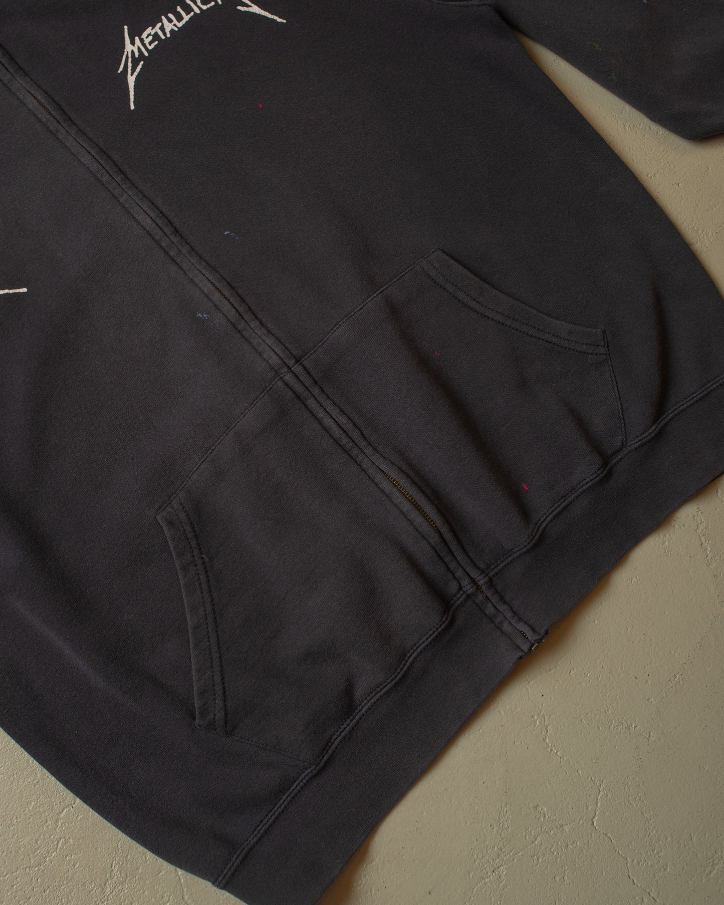2012 distressed Metallica Hoodie black - XL