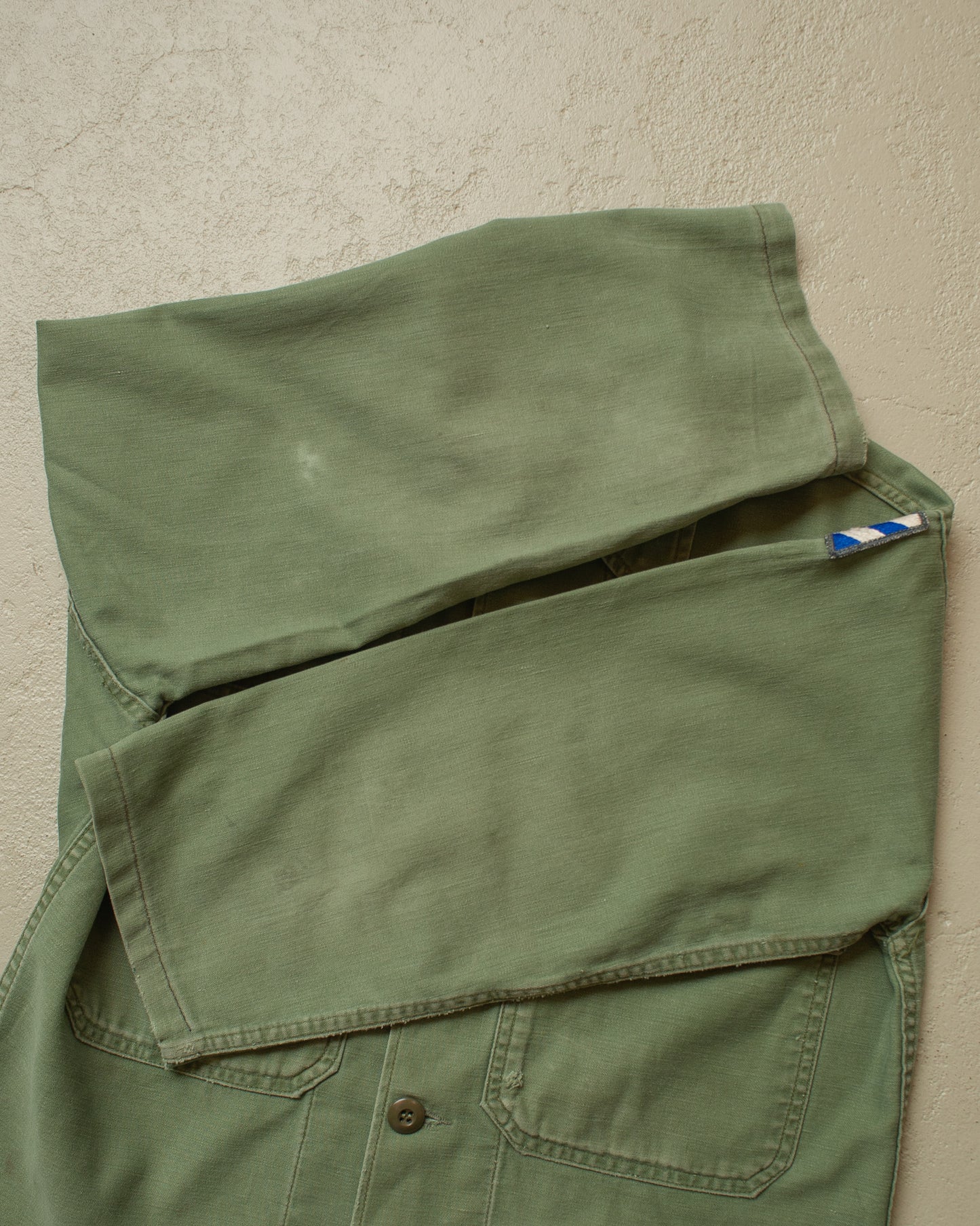 1960s/70s US Army OG-107 Cut Shirt green - S