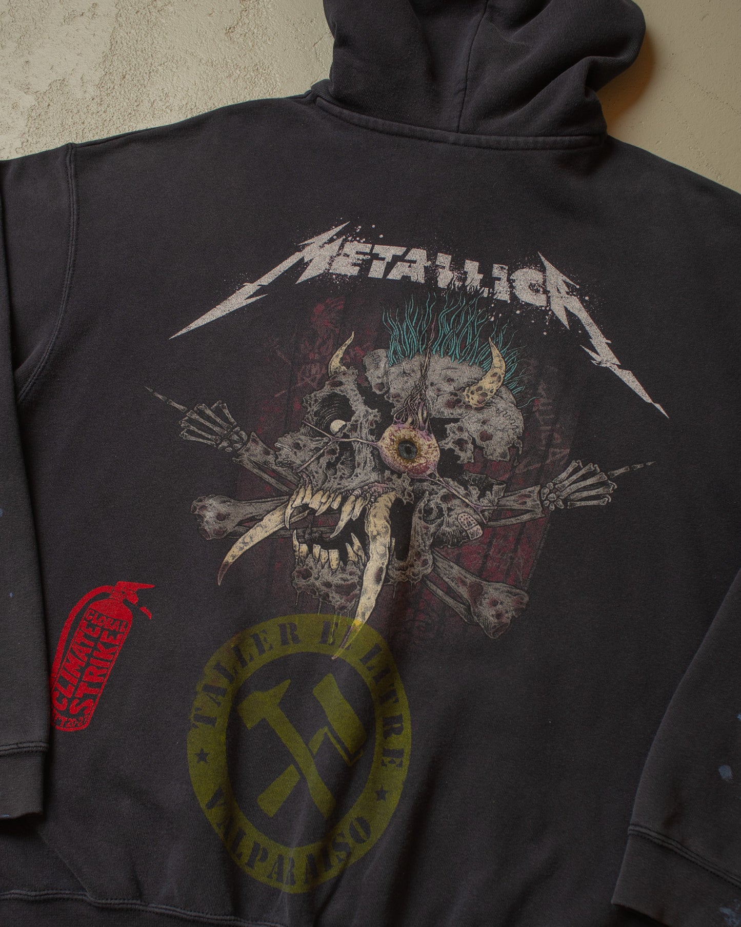 2012 distressed Metallica Hoodie black - XL