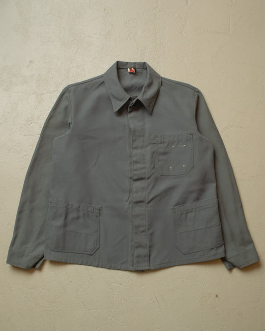 1960s unworn German Workwear Jacket grey - L