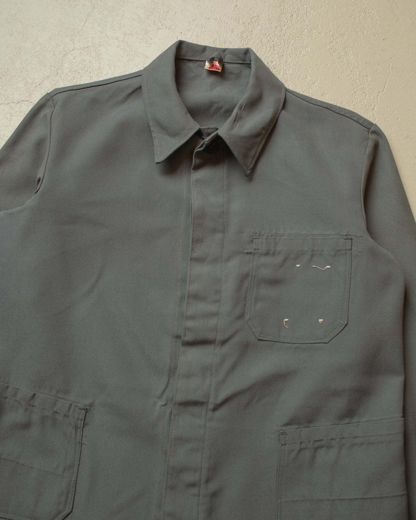 1960s unworn German Workwear Jacket grey - L