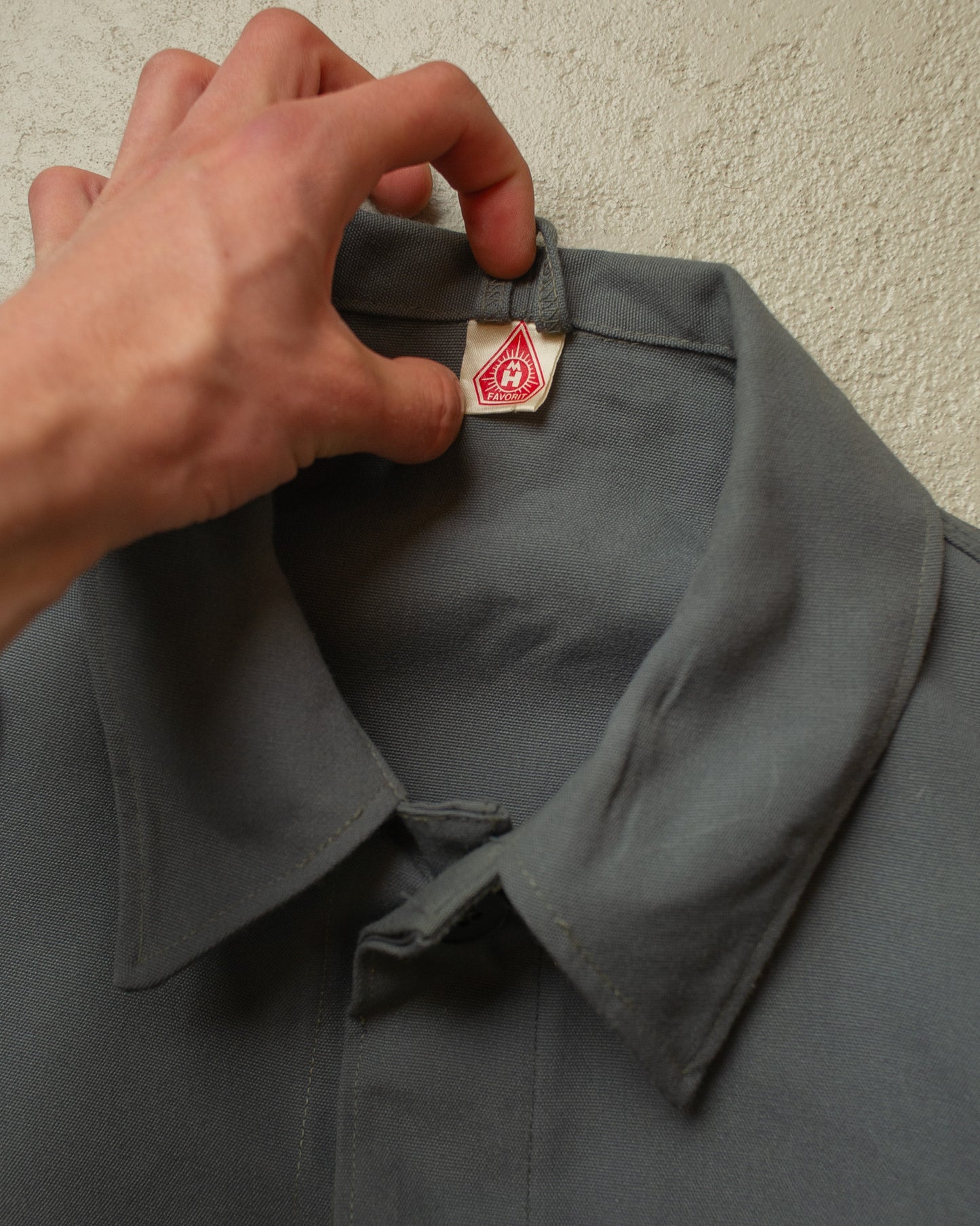 1960s unworn German Workwear Jacket grey - L