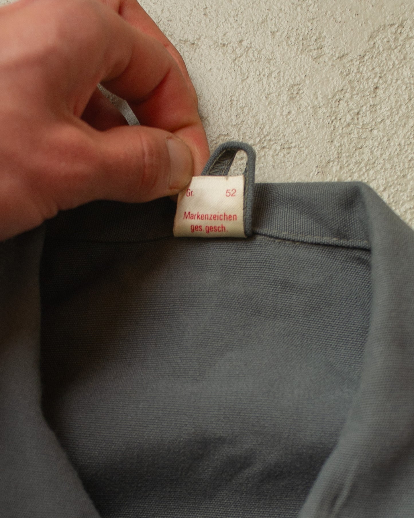1960s unworn German Workwear Jacket grey - L