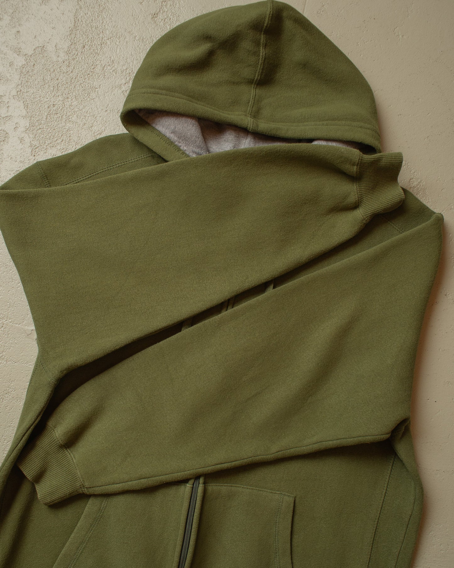 2000s Starter Logo Zip Hoodie khaki - M/L