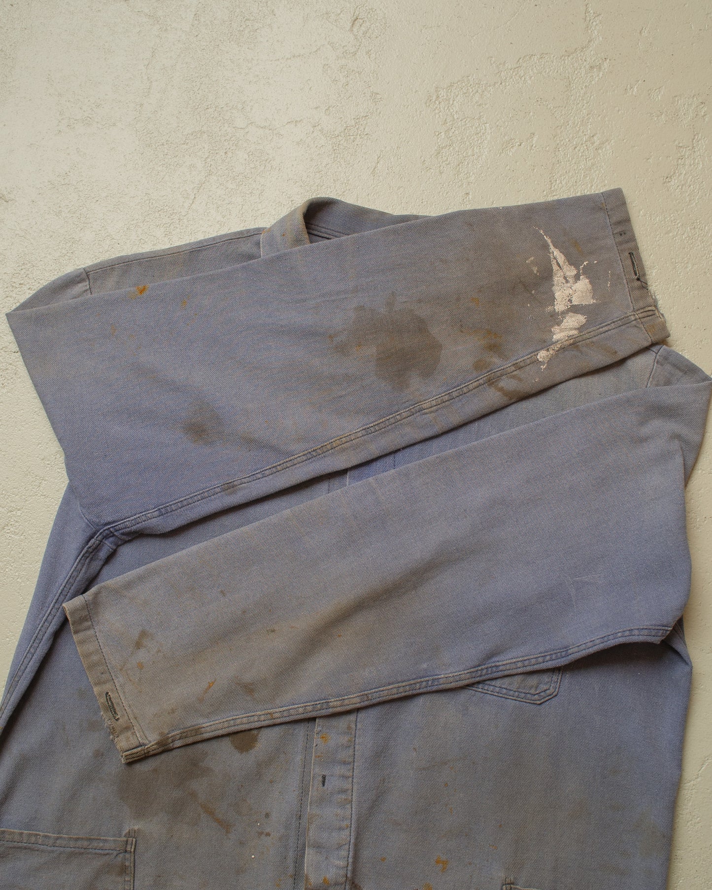 1960s/70s stained East German Workwear Set grey - M
