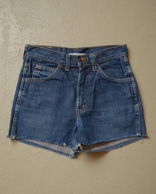 1960s/70s Levi´s Big E Cut off Denim Shorts - W26