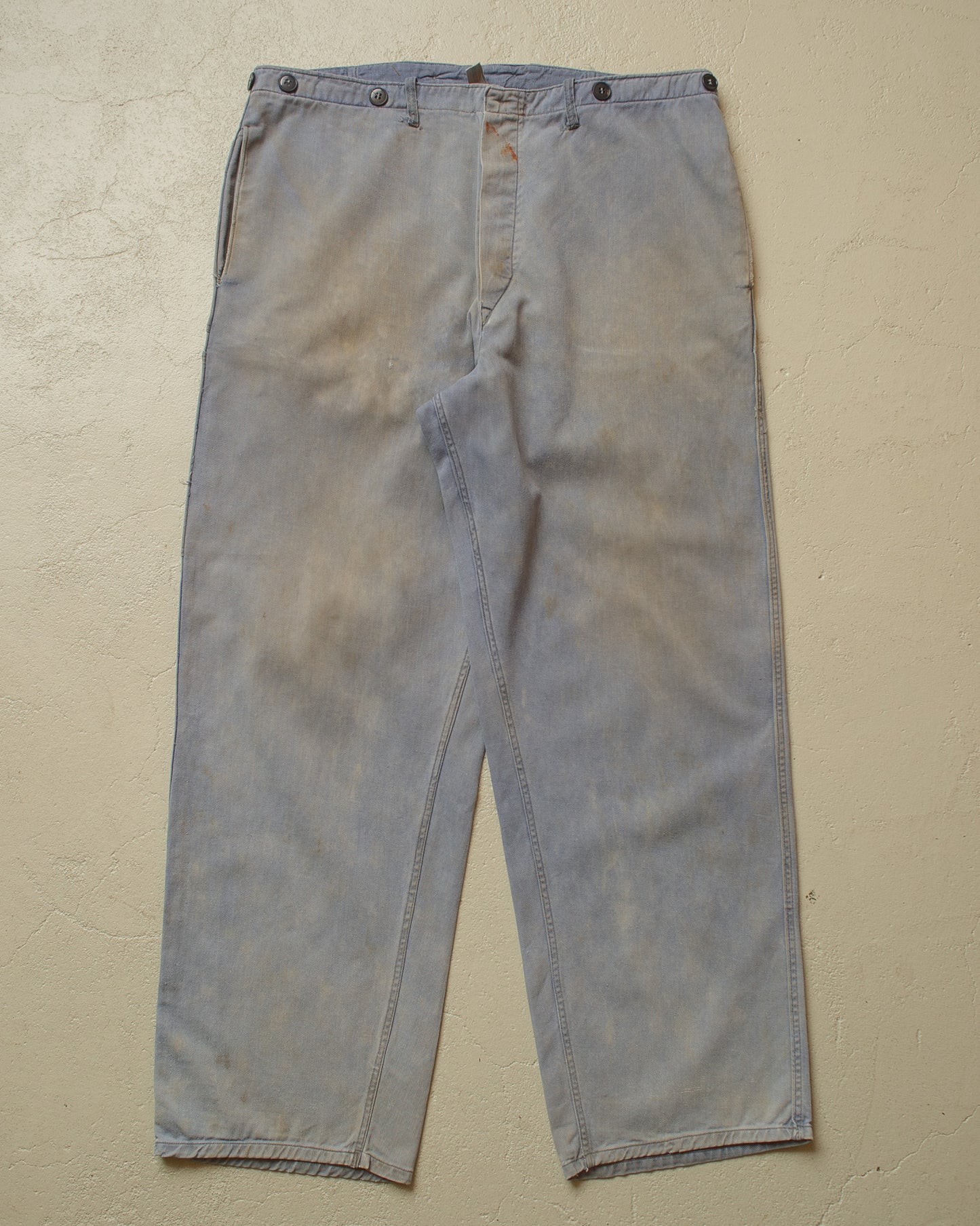 1960s/70s stained East German Workwear Set grey - M