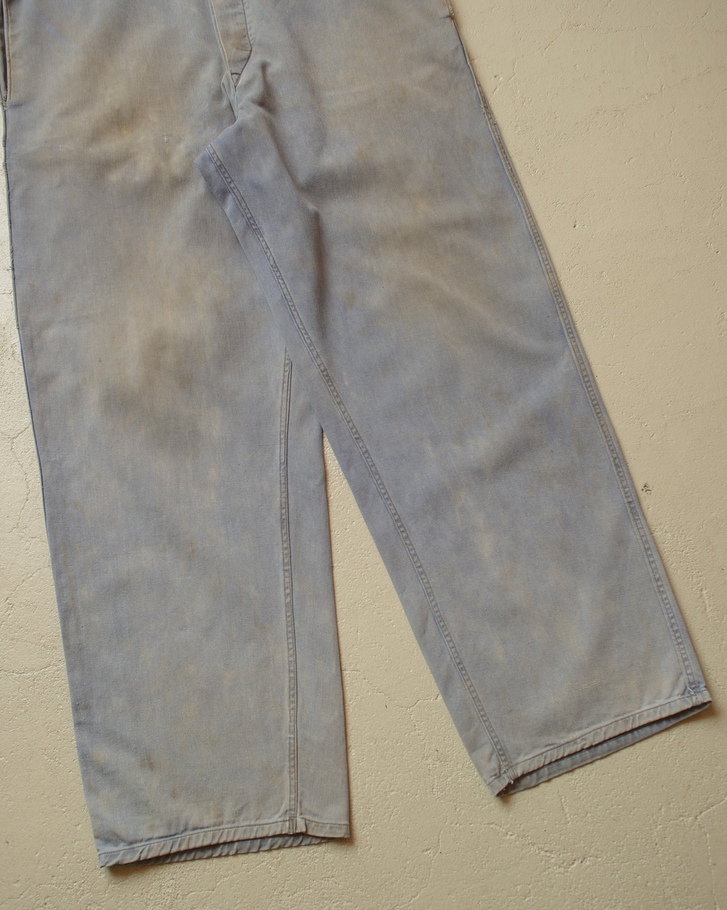1960s/70s stained East German Workwear Set grey - M