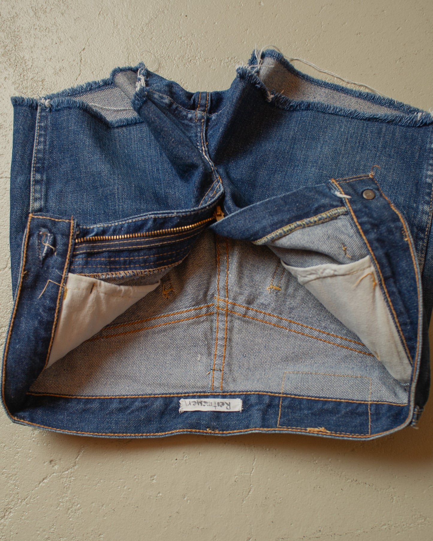 1960s/70s Levi´s Big E Cut off Denim Shorts - W26