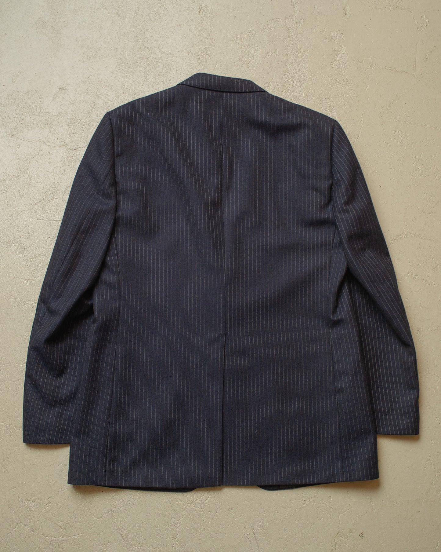 1970s Pinstriped Suit navyblue - L