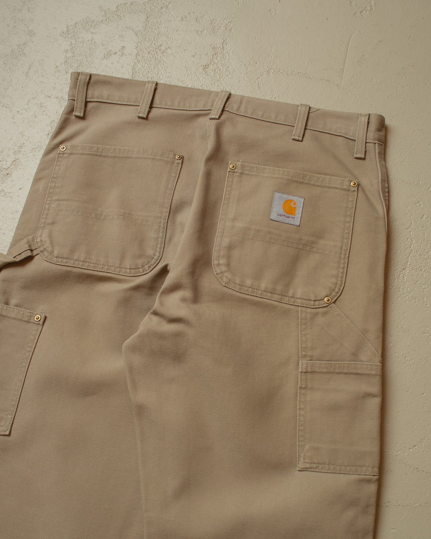 1990s Carhartt Double Knee Workwear Pants grey - W34 L32